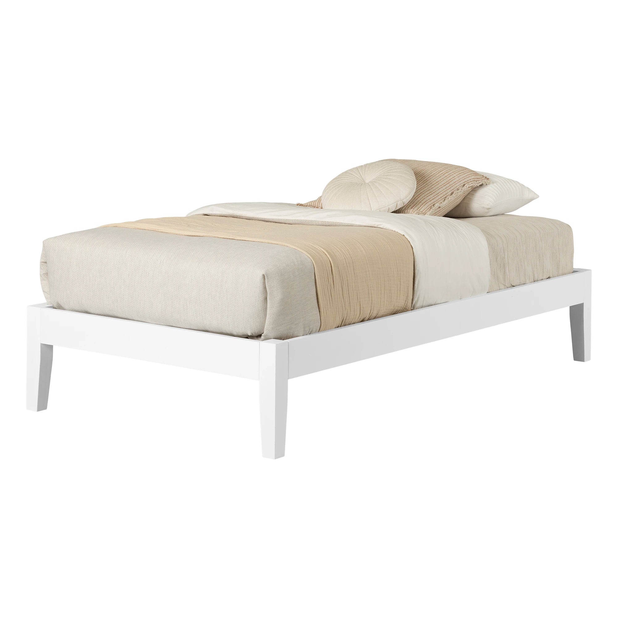 Solid Wood Platform Bed - Vito