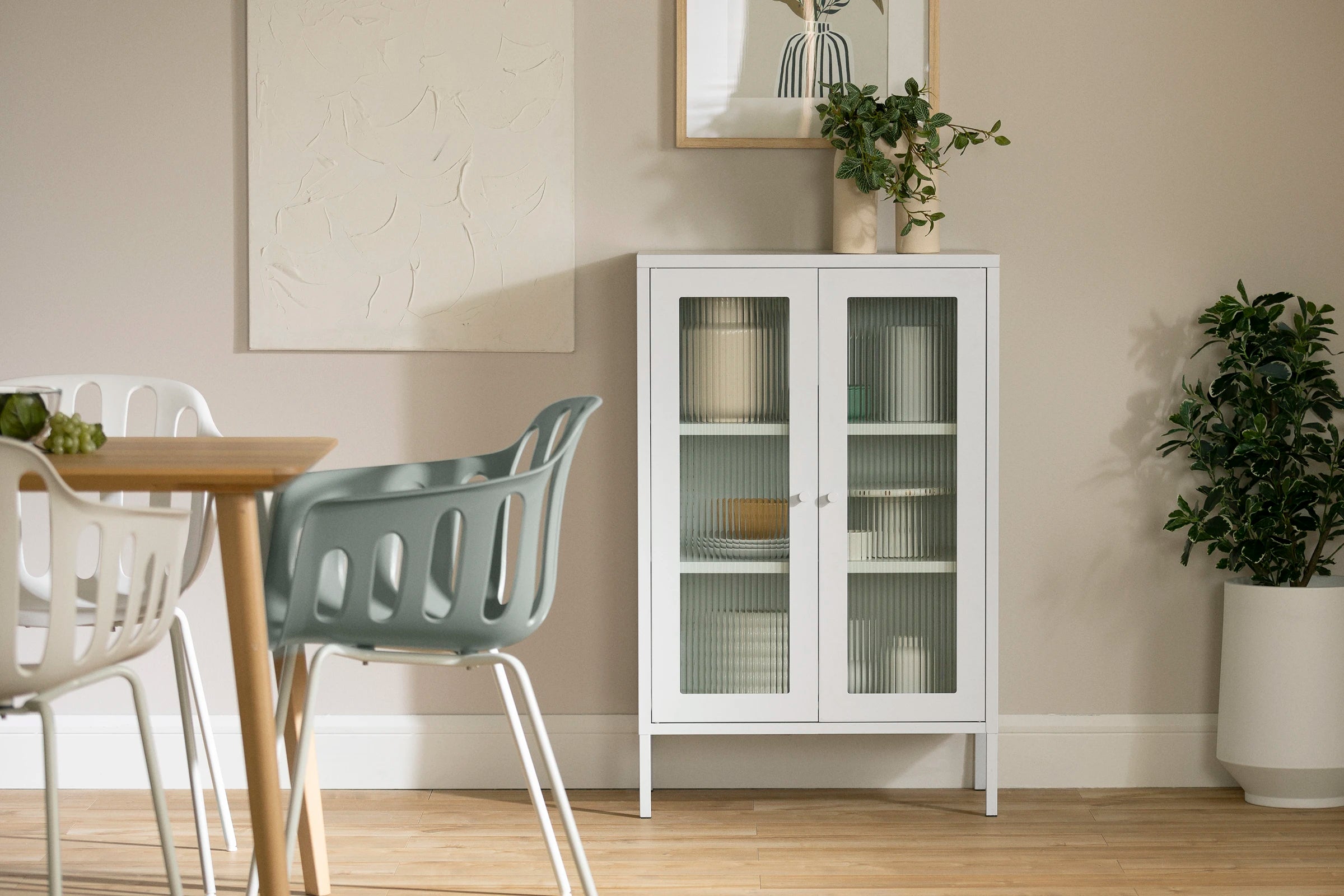 Storage Cabinet with Glass Doors - Eddison