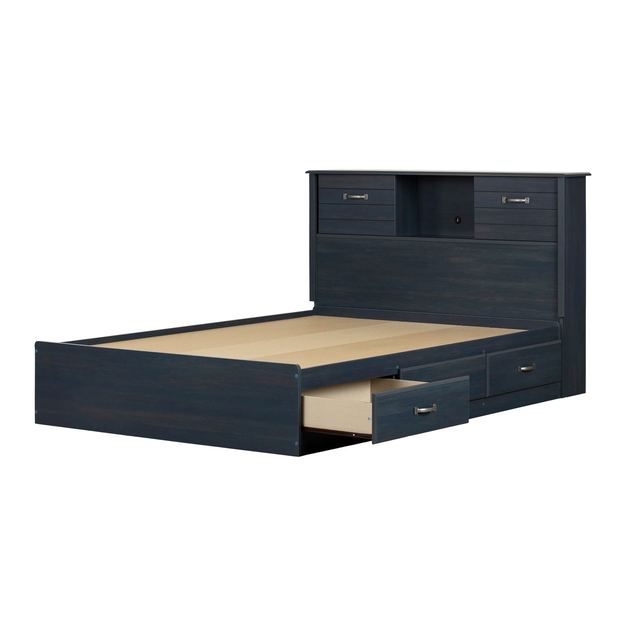 Storage Bed and Bookcase Headboard Set - Ulysses