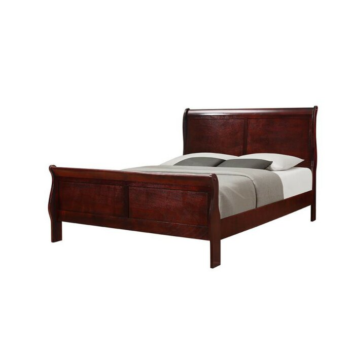 LOUIS PHILIP - Solid Wood Bed Frame