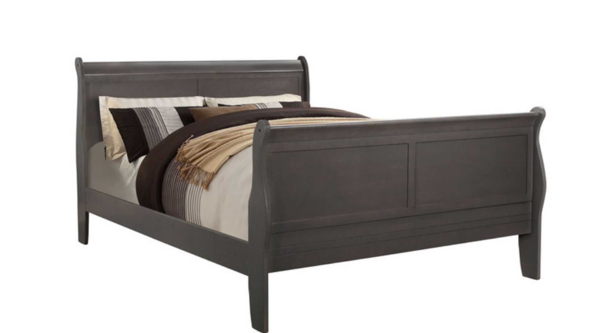 LOUIS PHILIP - Solid Wood Bed Frame