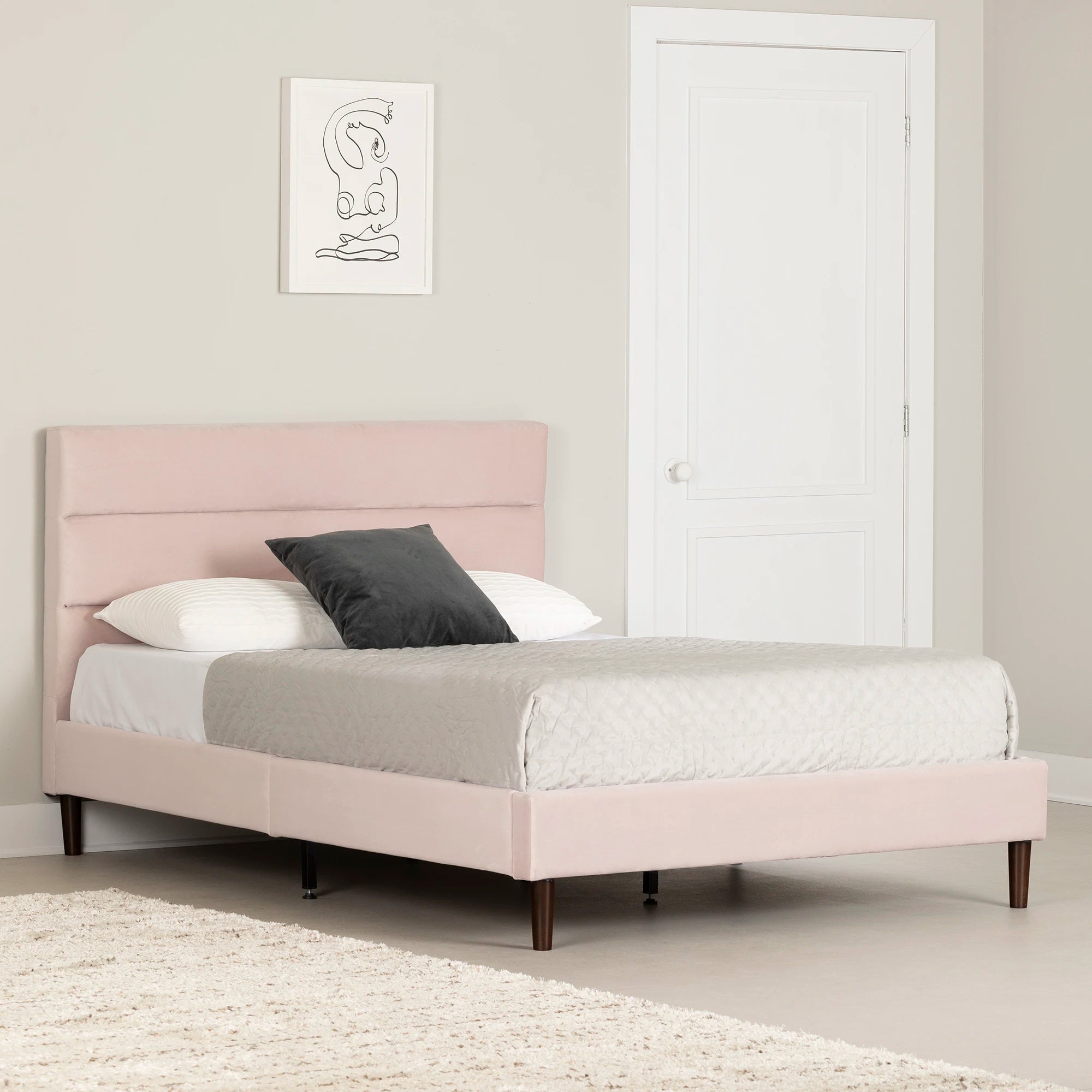 Upholstered Complete Platform Bed - Hype