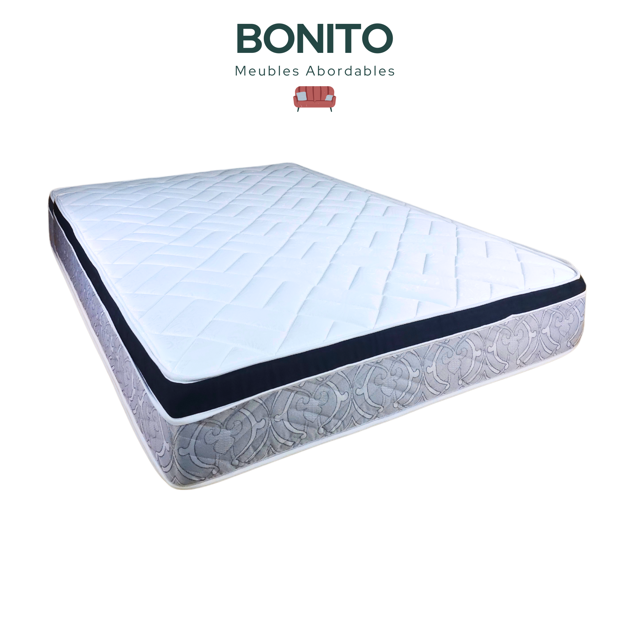 Matelas hybride moelleux de 10 pouces