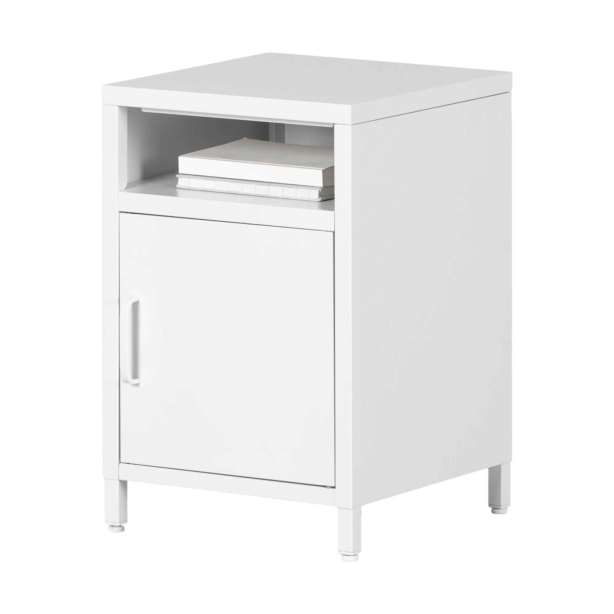 Metal 1-Door Nightstand - Sweedi