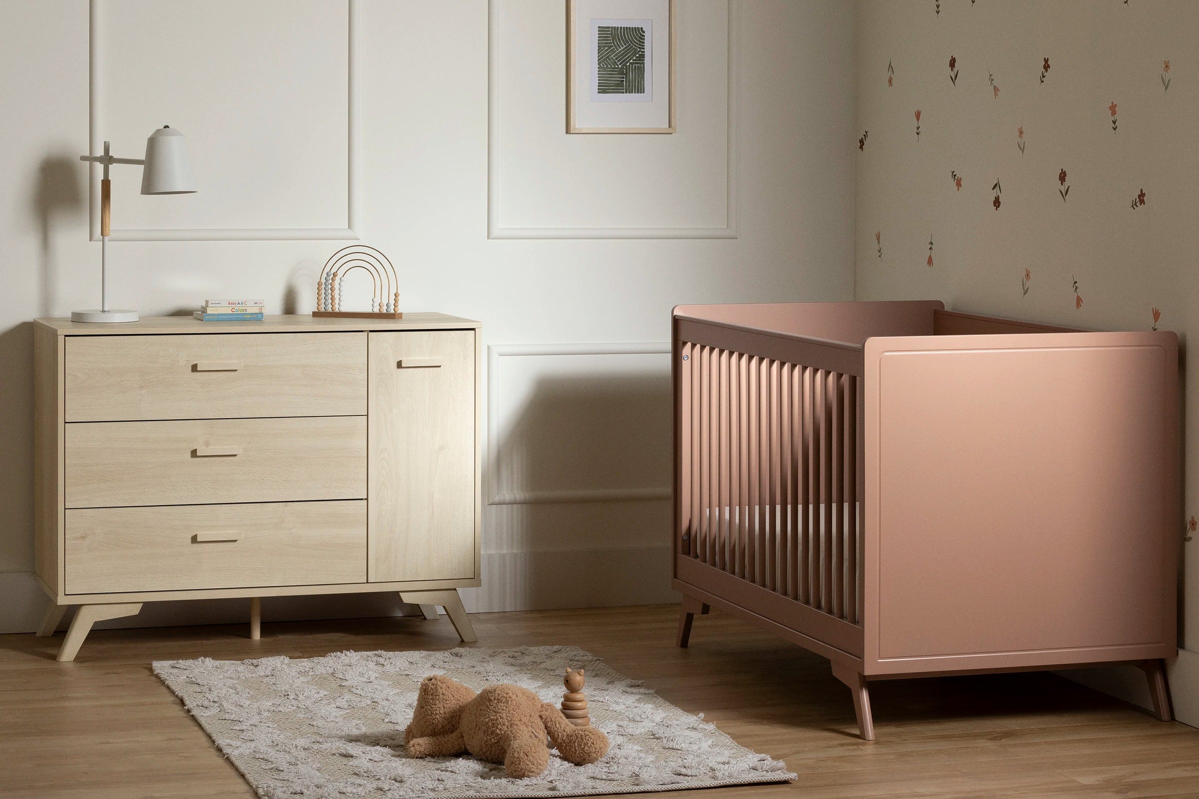 3-Drawer Changing Table with Removable Changing Tray - Milos