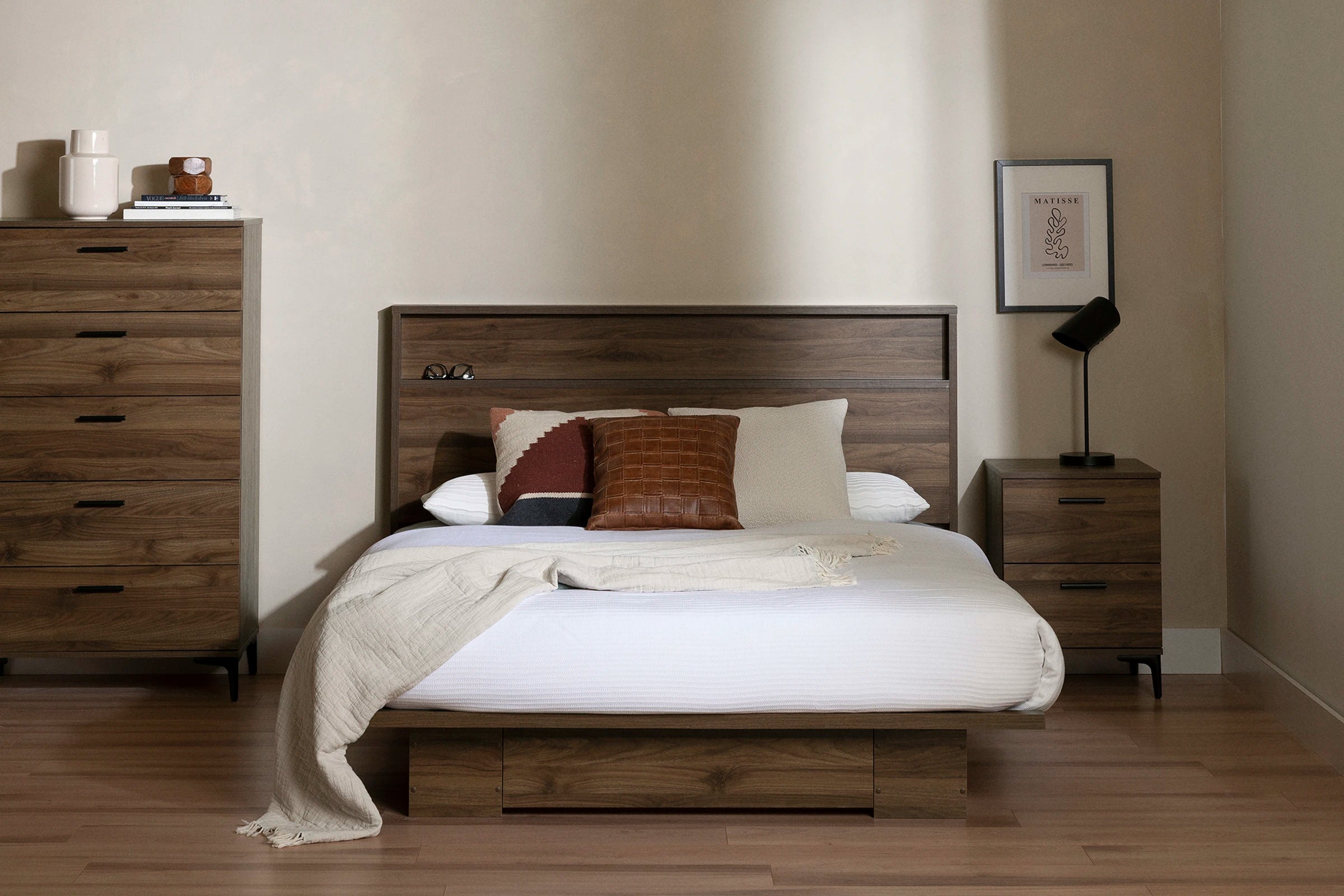 Platform Bed with Drawer - Musano