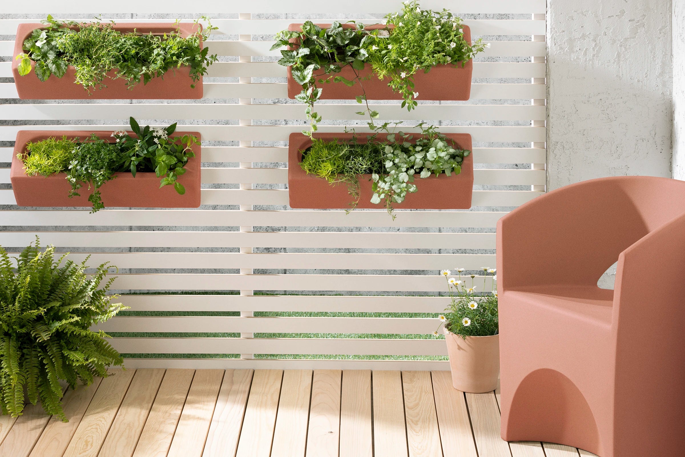 Outdoor Wall Planter – Set of 4 - Dalya