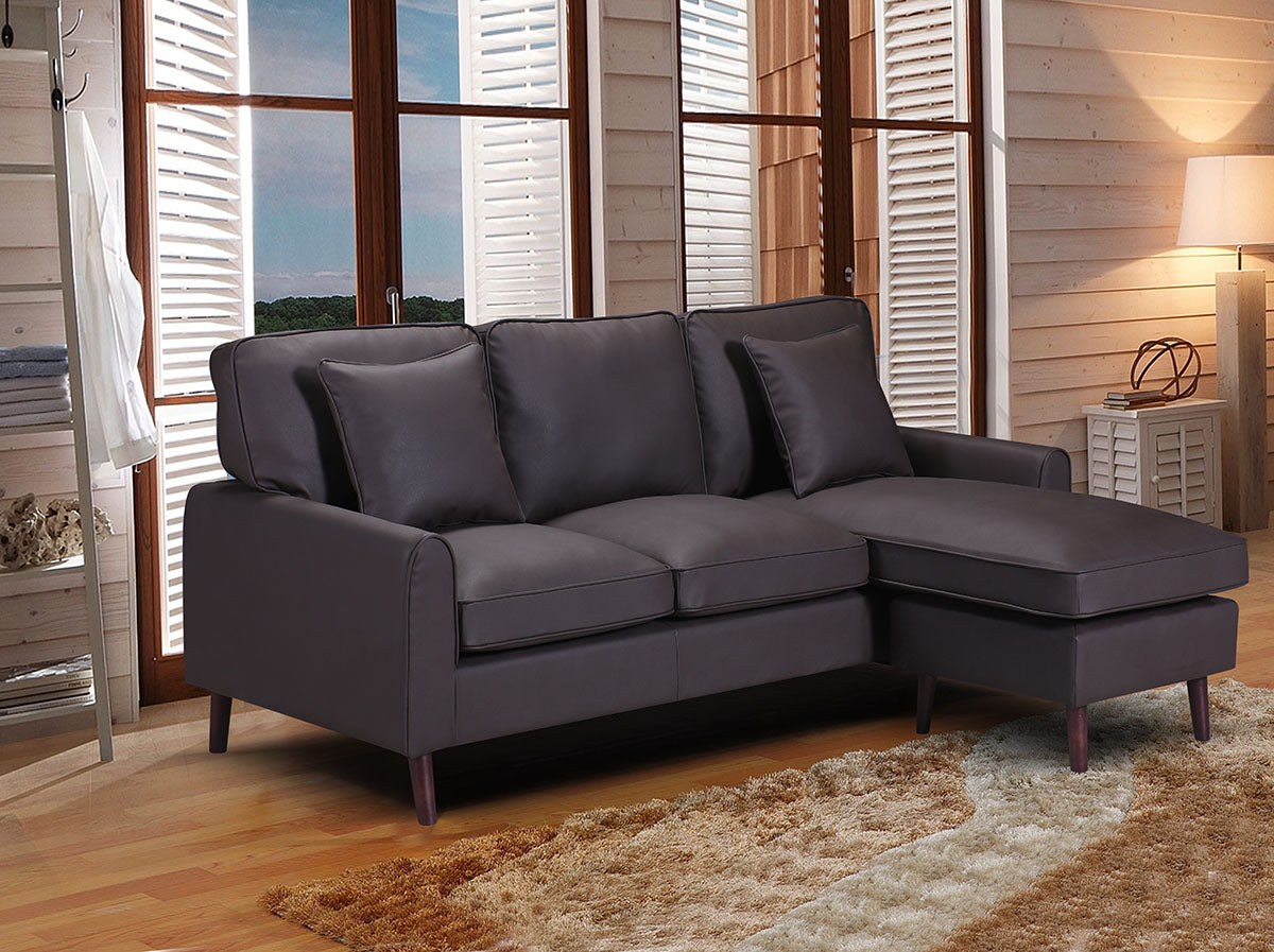 MONA - Reversible Velvet Sofa Sectional