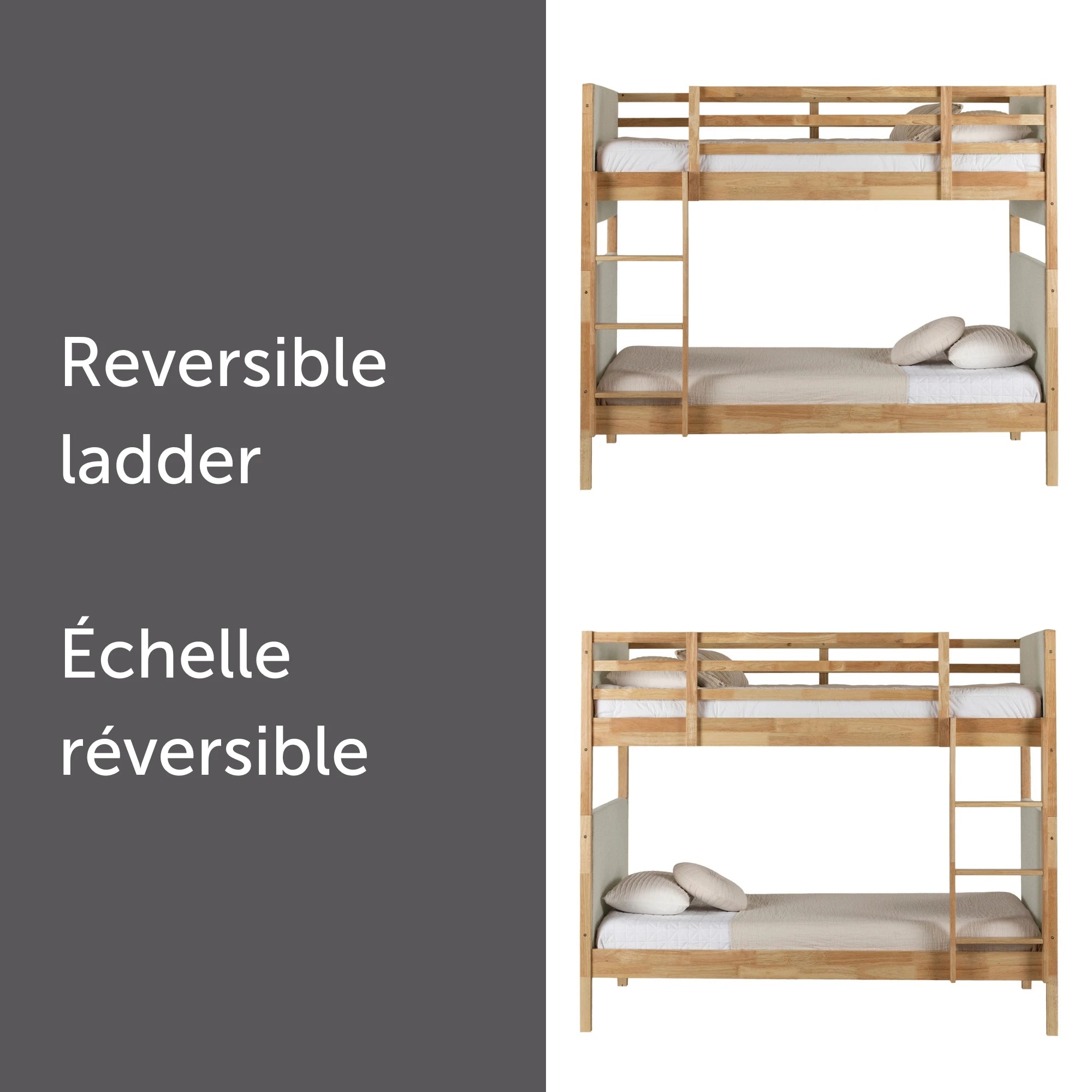 Upholstered Bunk Bed - Bebble