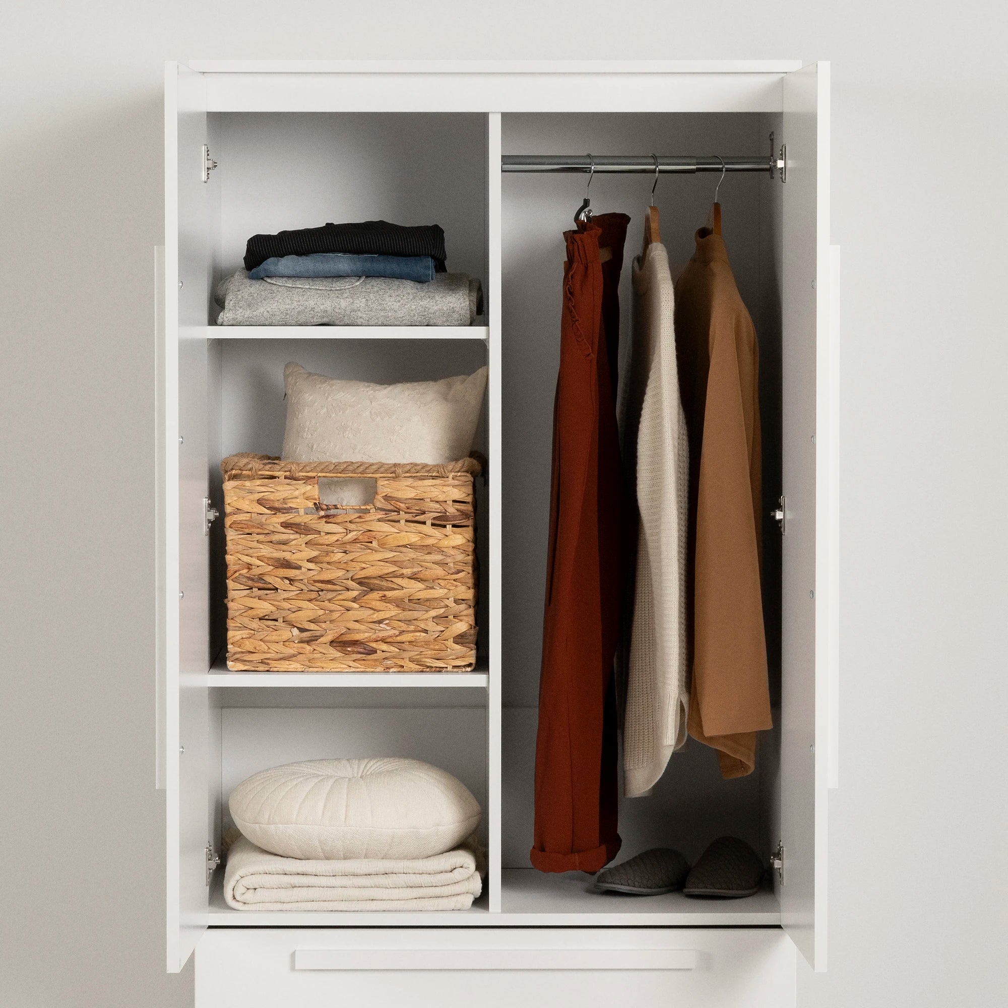 Wardrobe Armoire with Doors and Drawers - Acapella