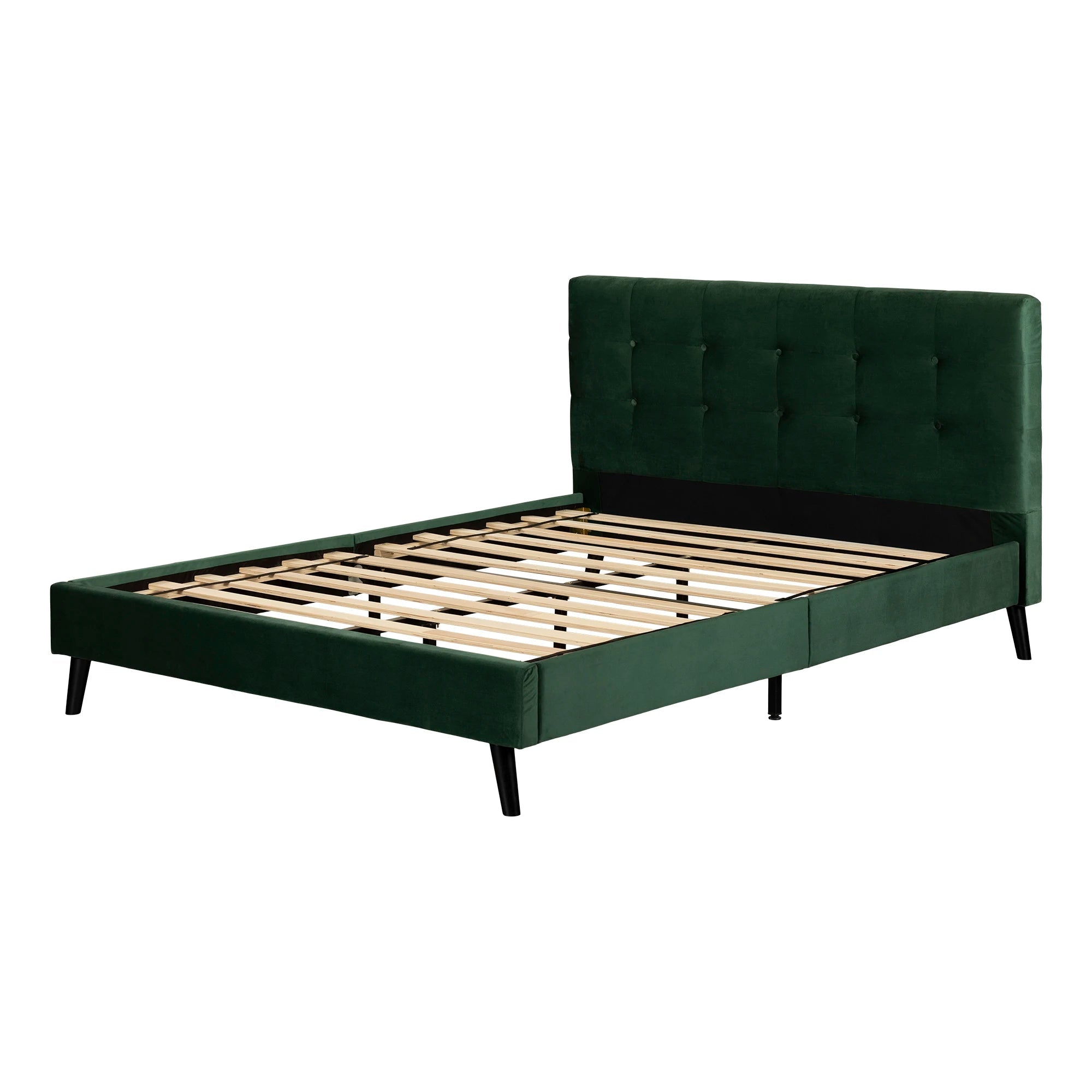 Upholstered Complete Platform Bed - Flam