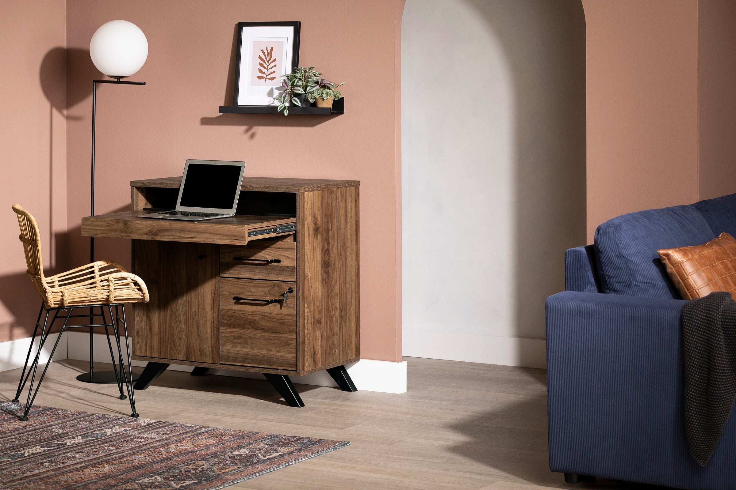 Multi-Function Secretary Desk - Flam