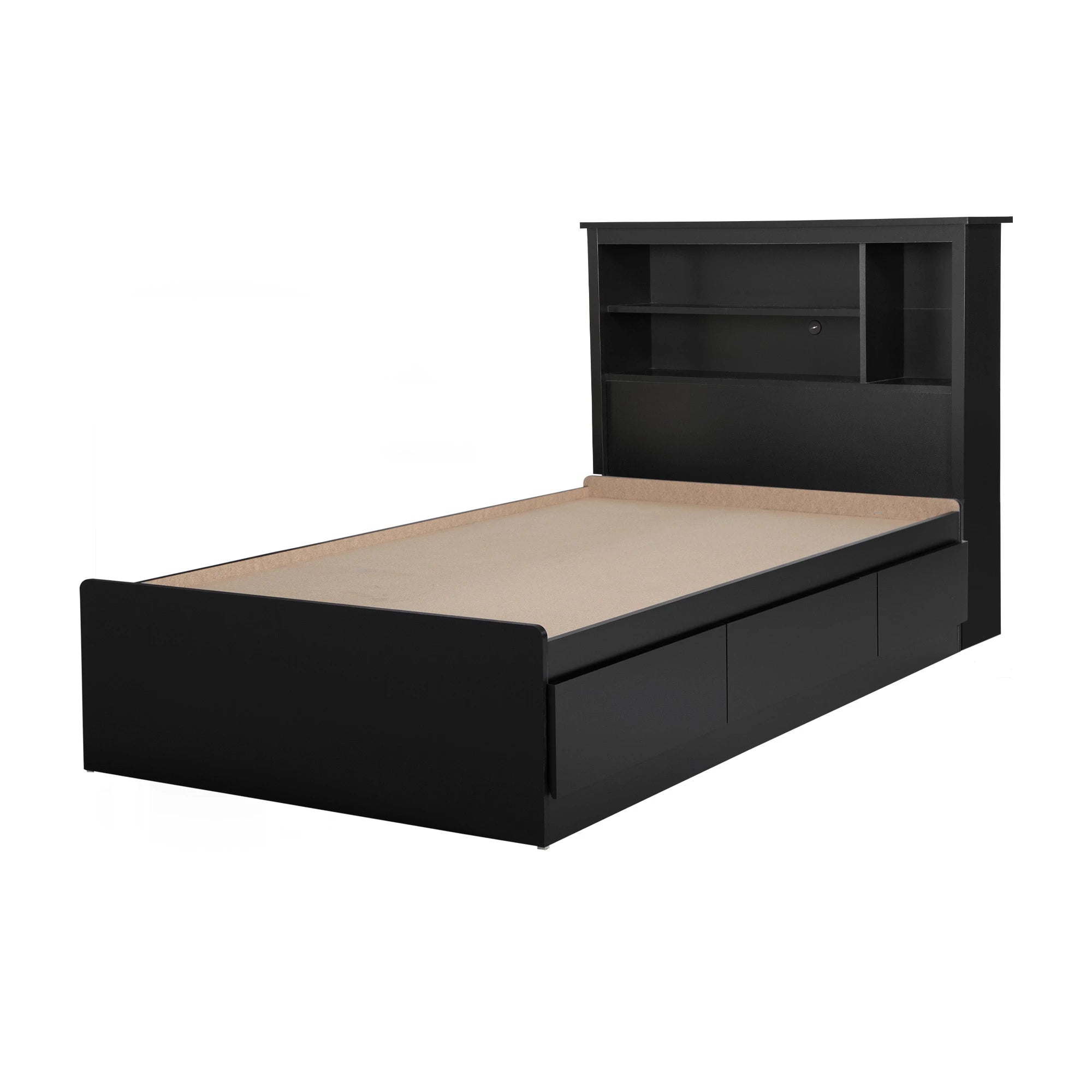 Mates Bed With Bookcase Headboard Set - Vito