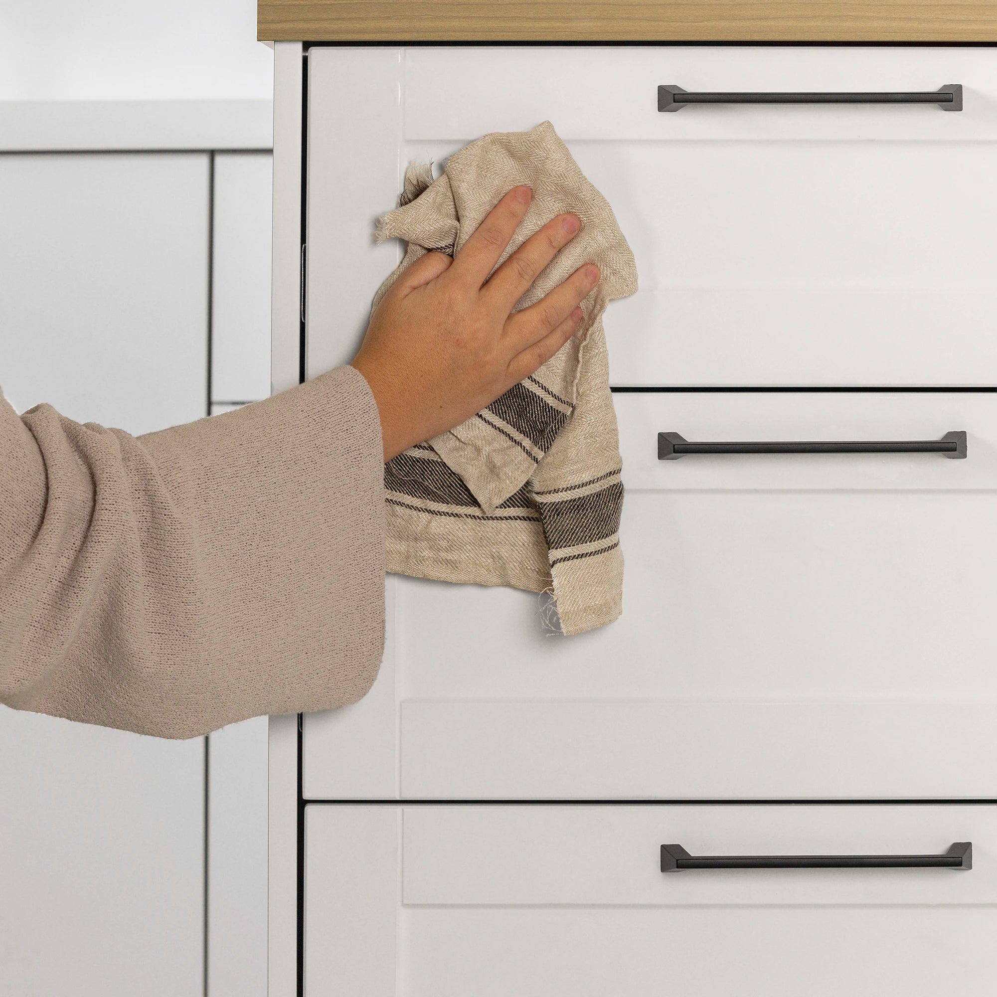 3-Drawer Kitchen Island with Door - Toscano