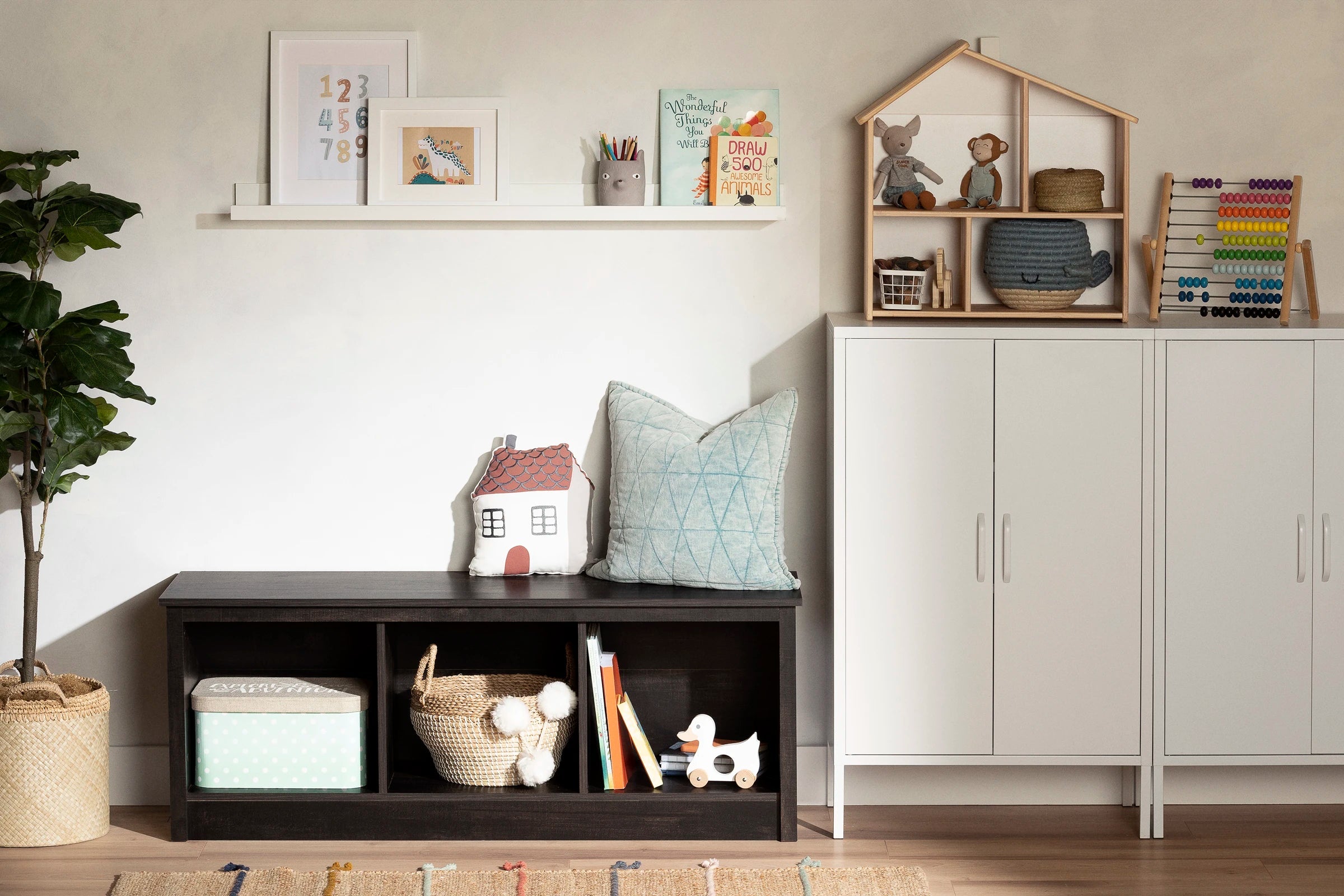 Mudroom bench with storage - Toza