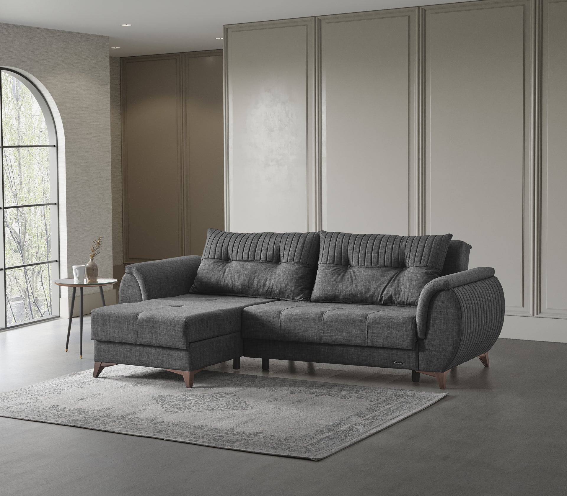 PALERMO - Reversible Fabric Sectional