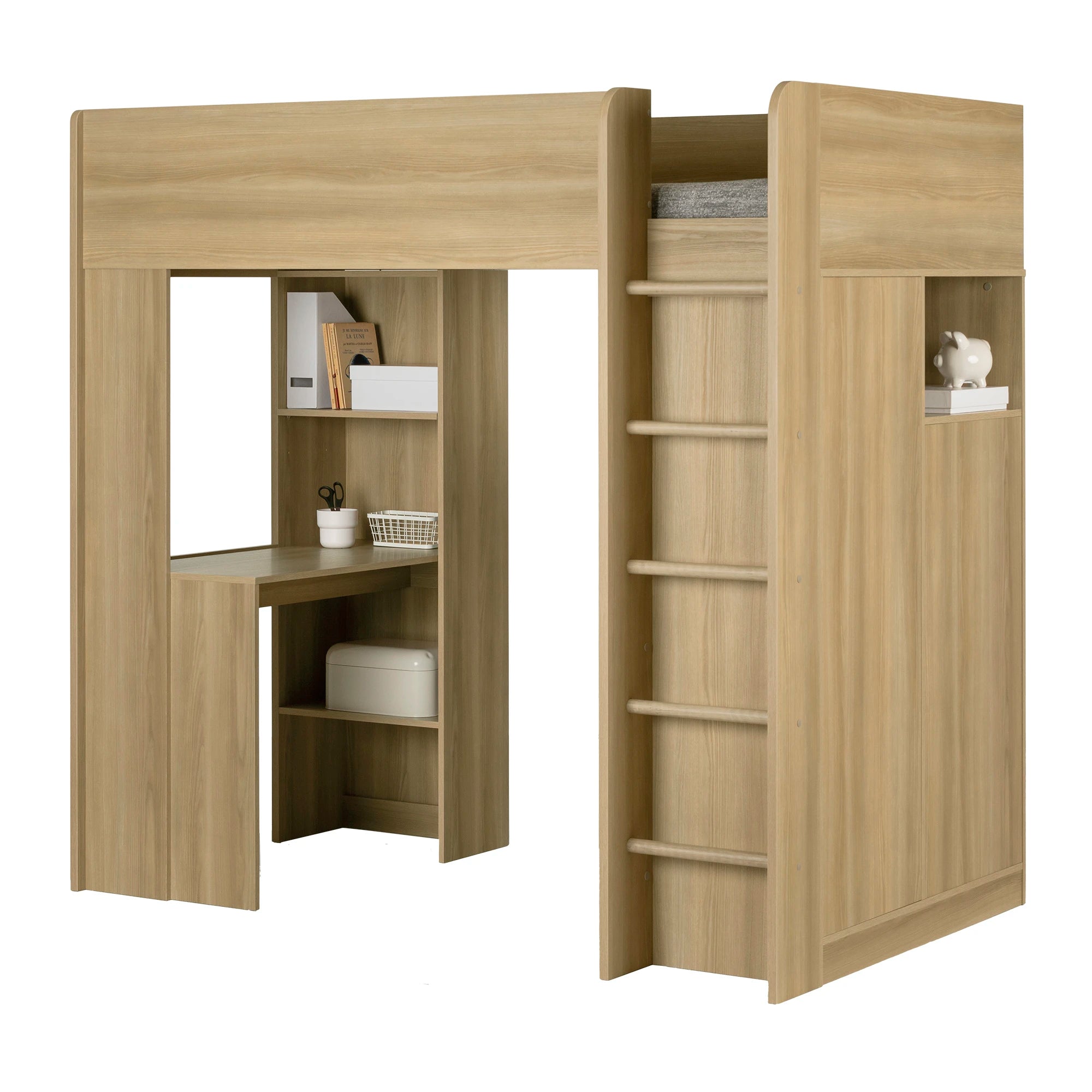 Loft Bed with Desk - Logik