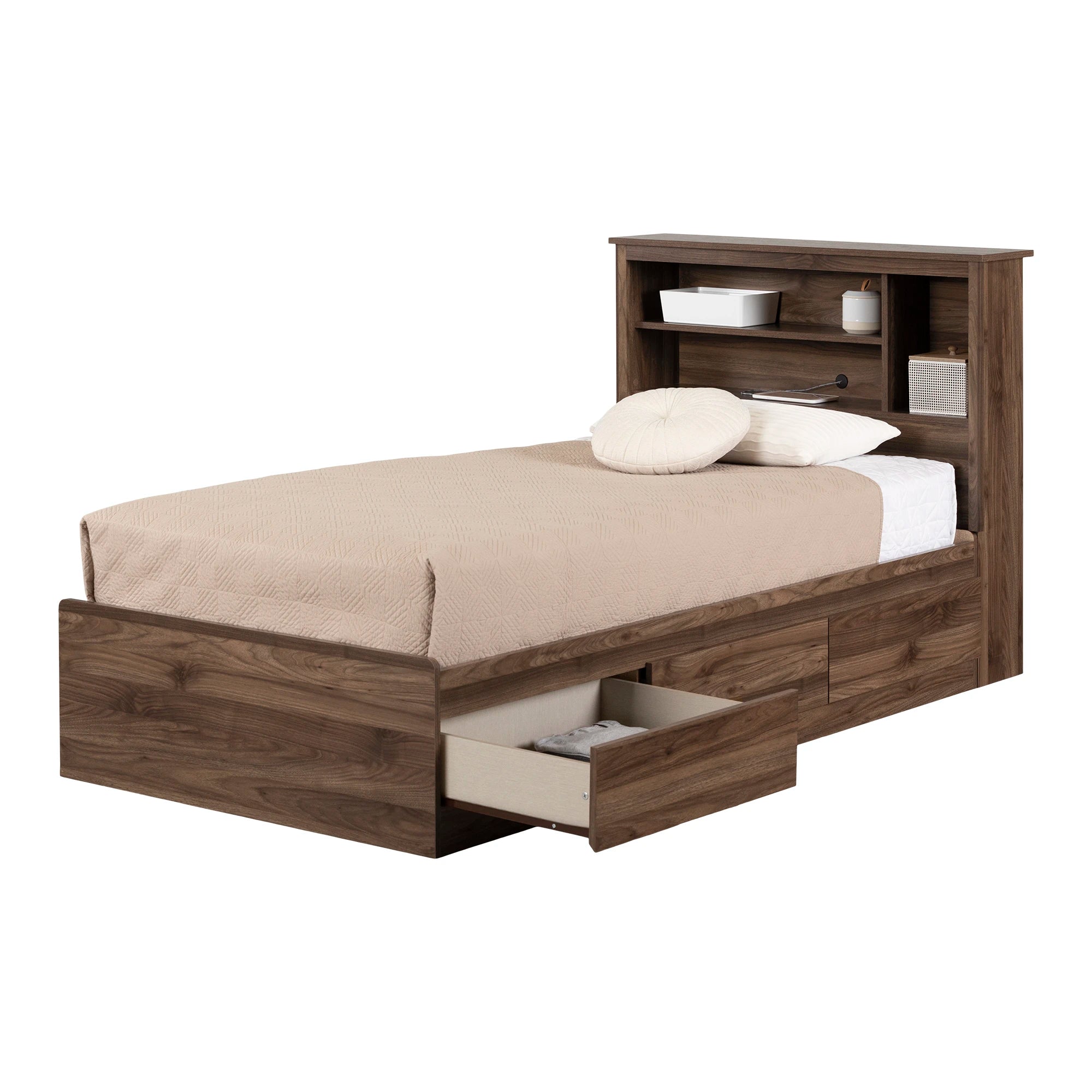 Mates Bed and Bookcase Headboard Set - Yodi