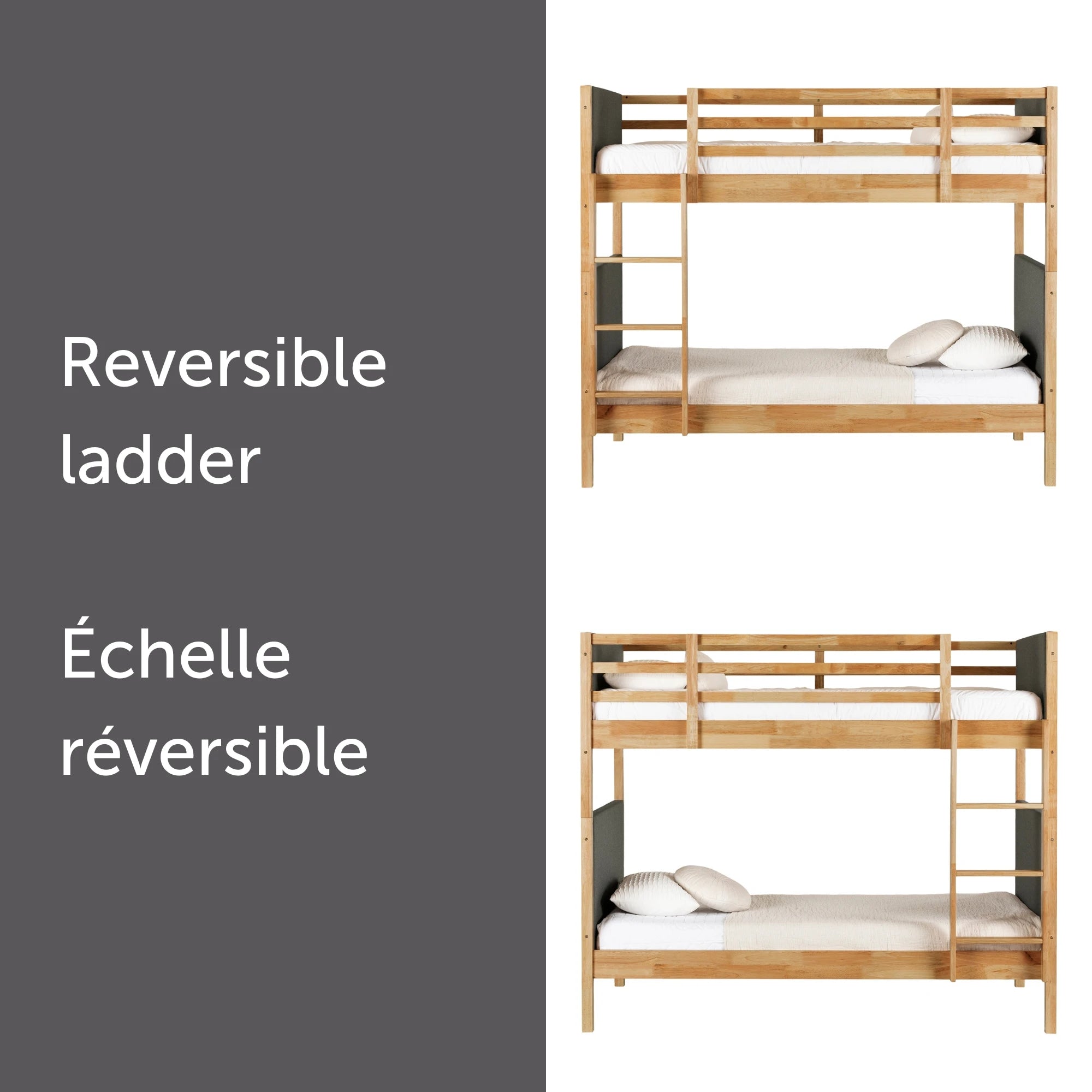 Upholstered Bunk Bed - Bebble