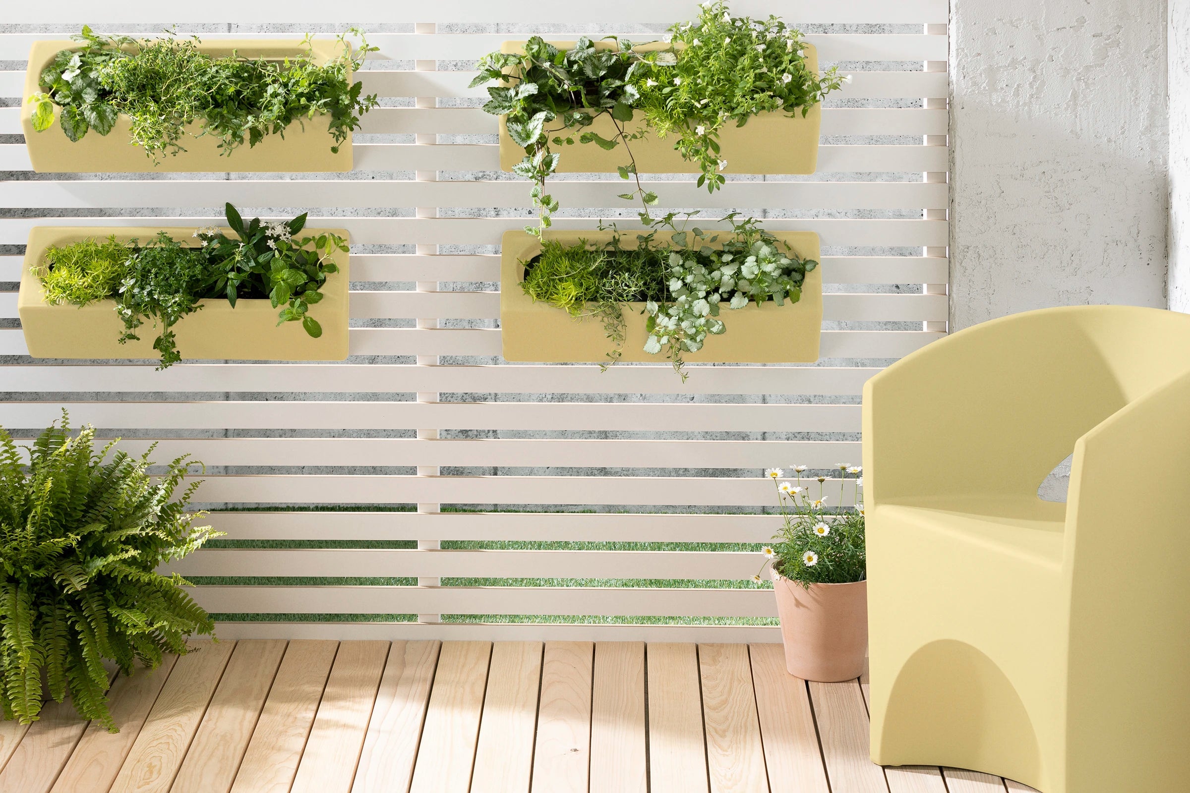 Outdoor Wall Planter – Set of 4 - Dalya