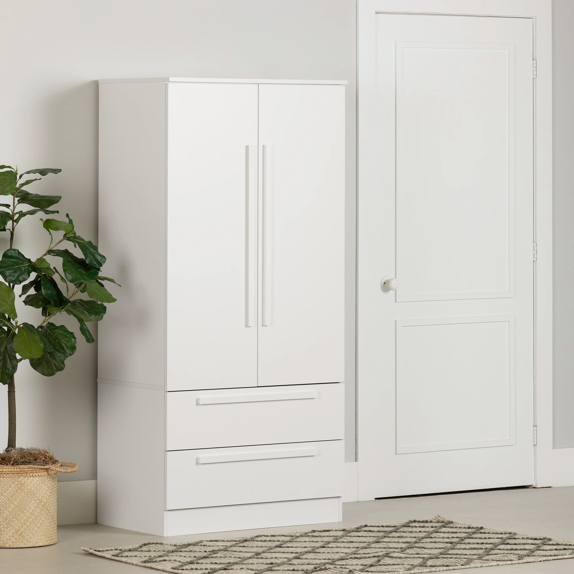 Wardrobe Armoire with Doors and Drawers - Acapella