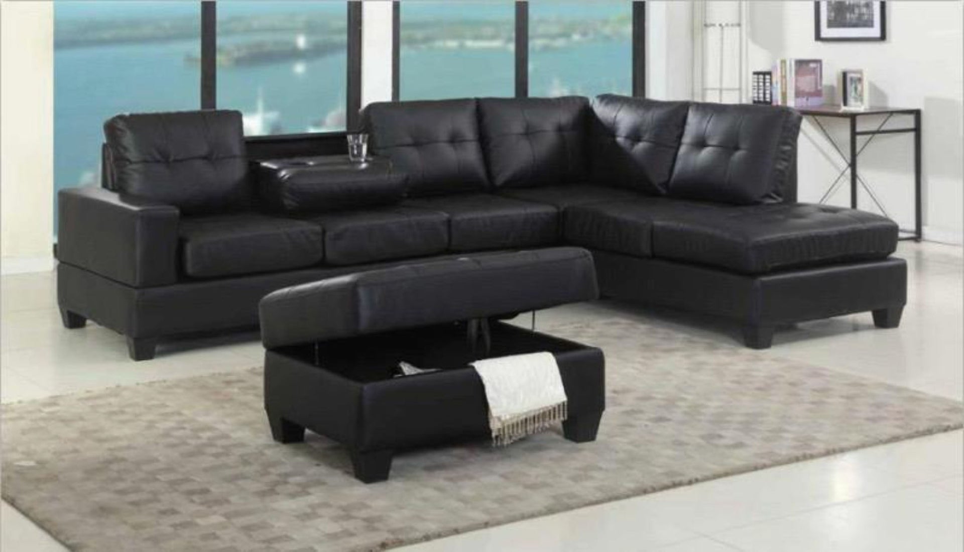 ROMA - Sofa Sectional with Ottoman