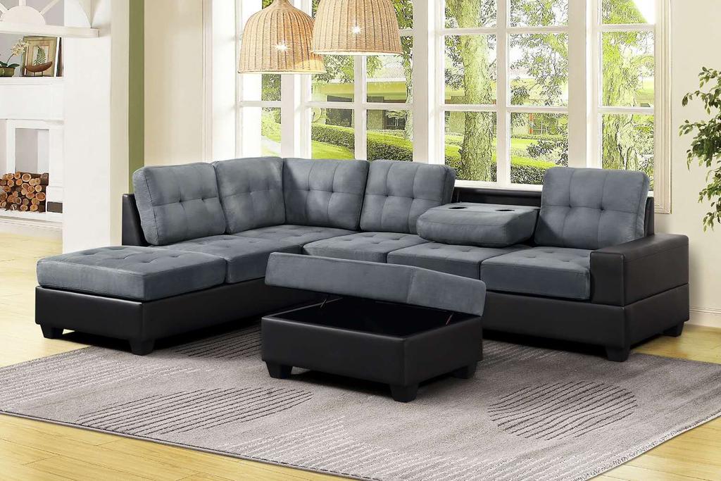 ROMA - Sofa Sectional with Ottoman