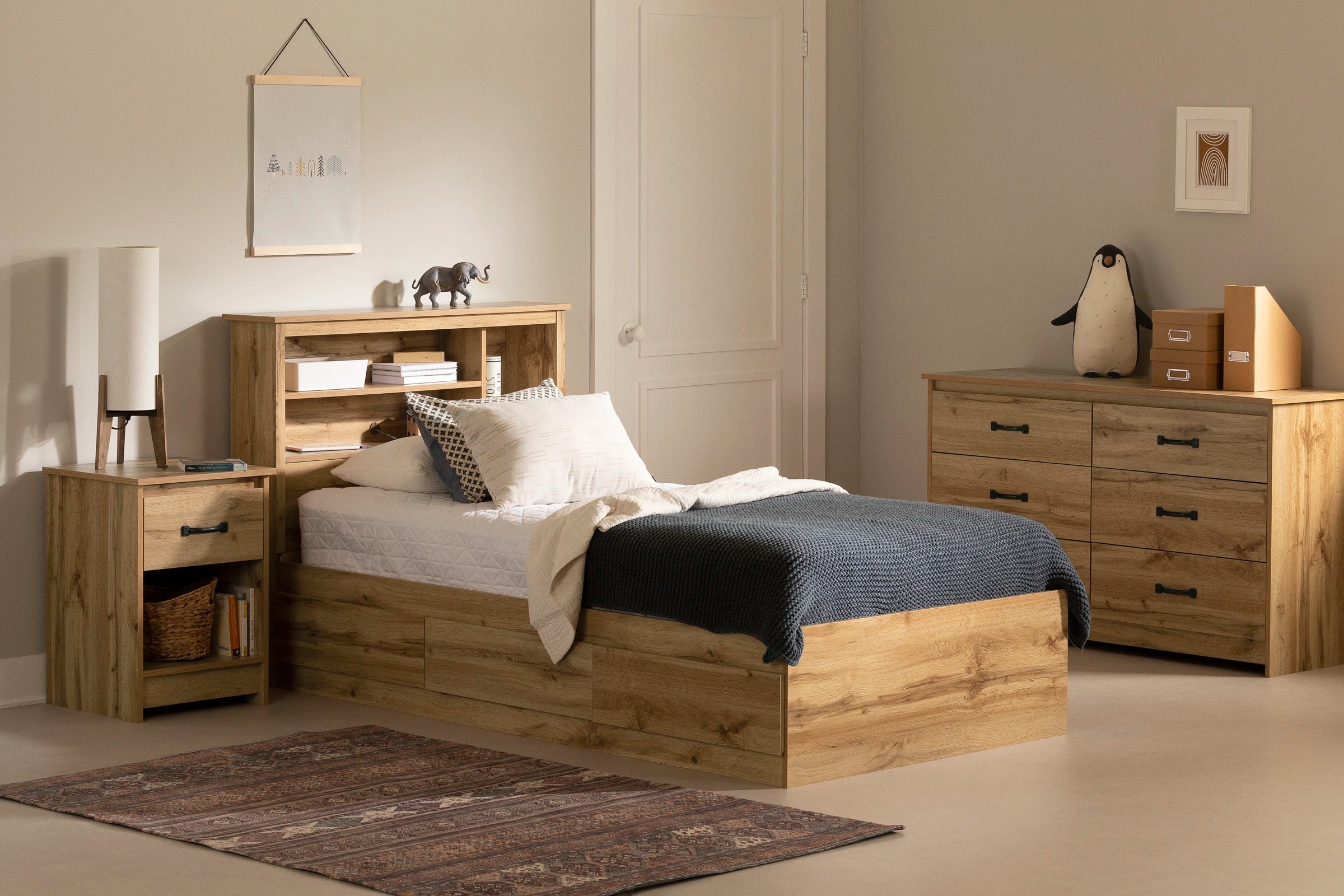 Mates Bed with 3 Drawers - Tassio