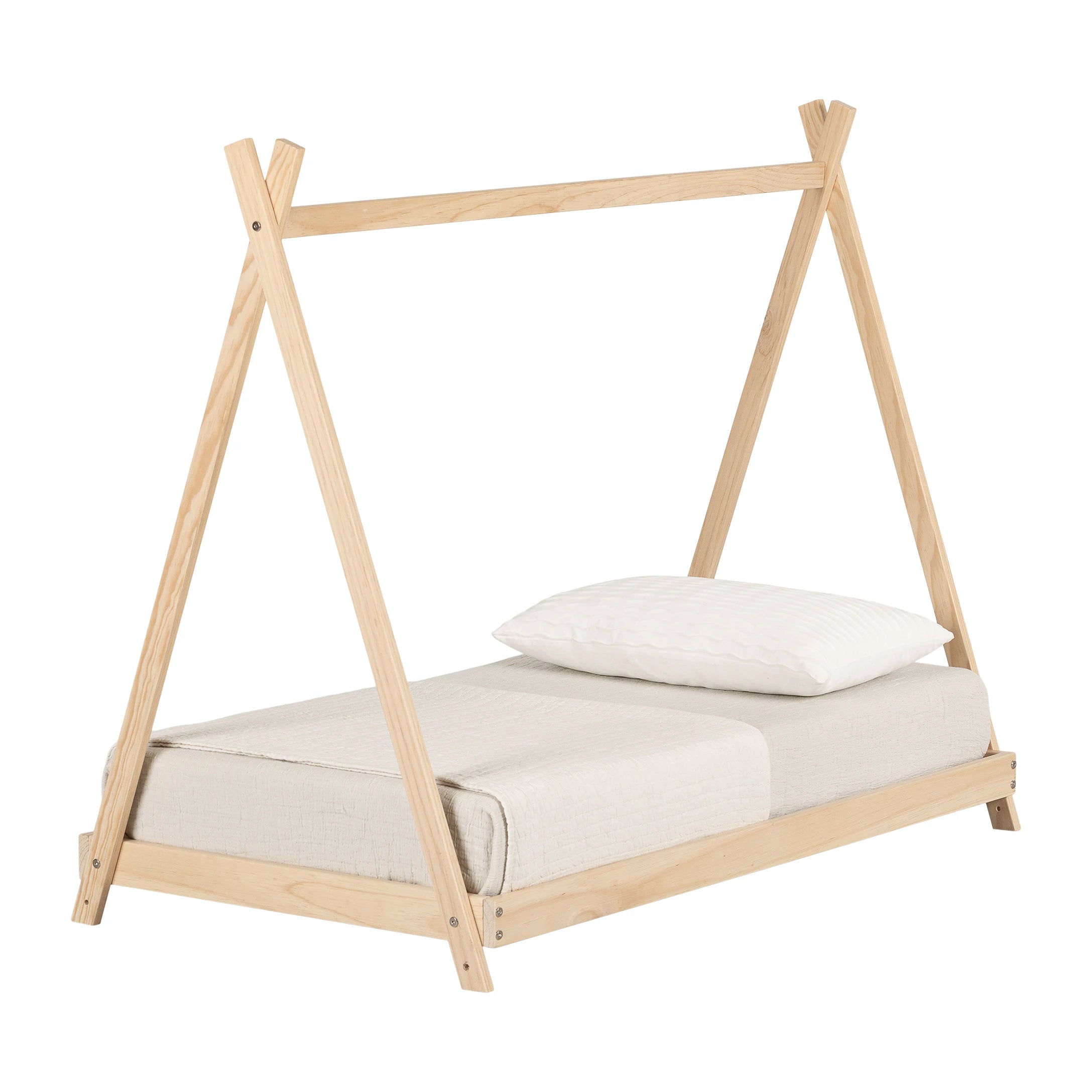 Solid Wood Toddler Bed - Sweedi