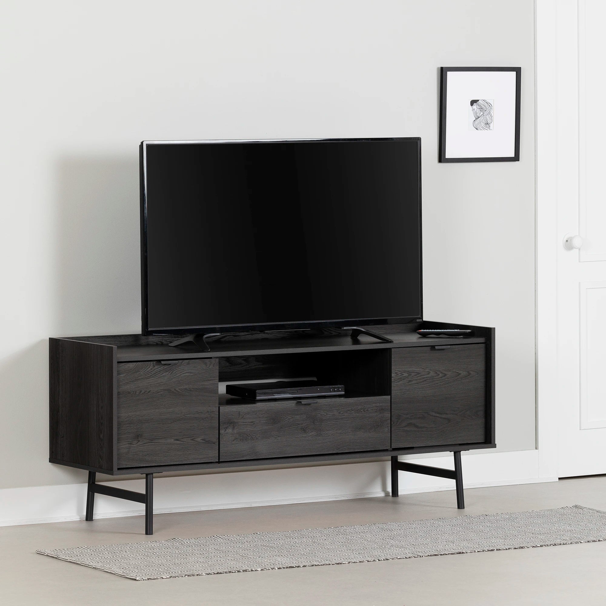 TV Stand with Doors and Drawer - City Life