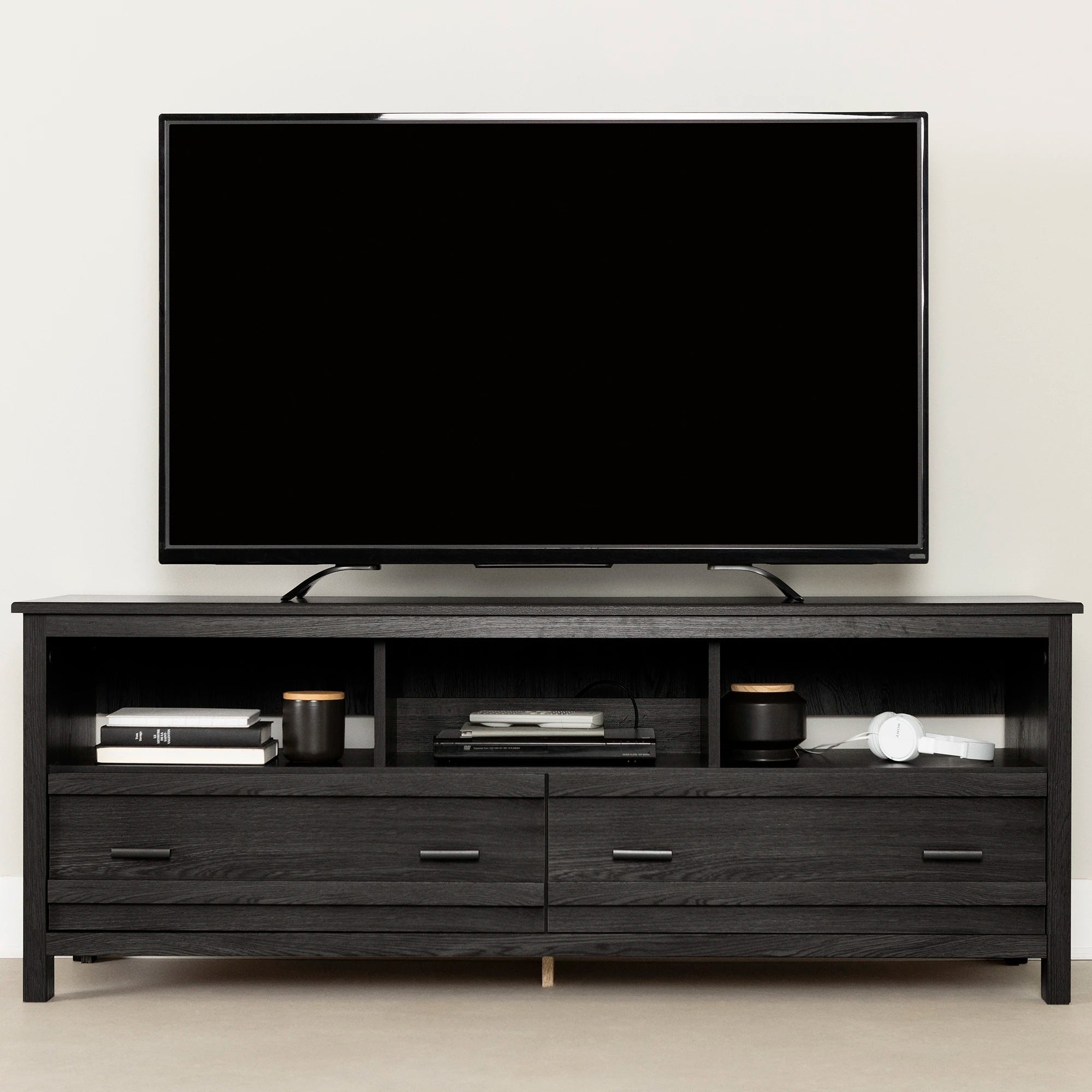 TV Stand with Storage - Exhibit