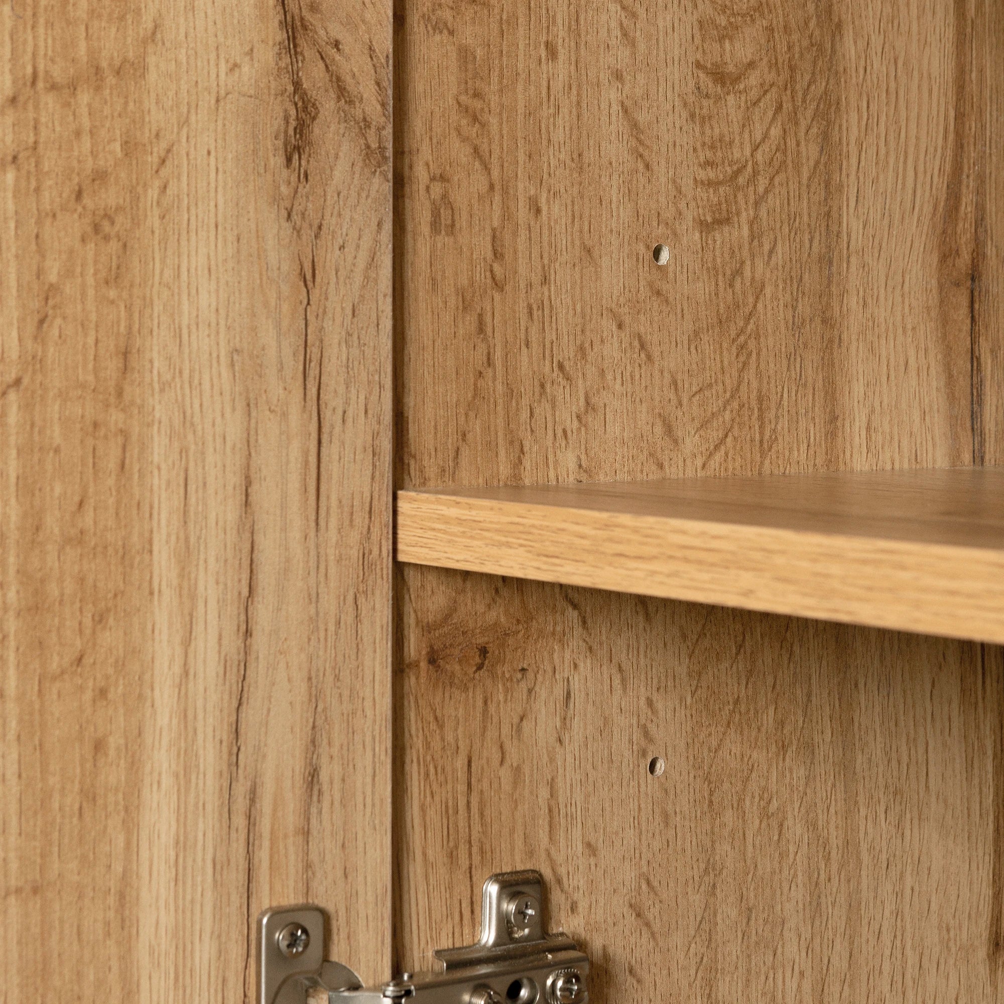 Wardrobe Armoire with Doors and Drawers - Musano