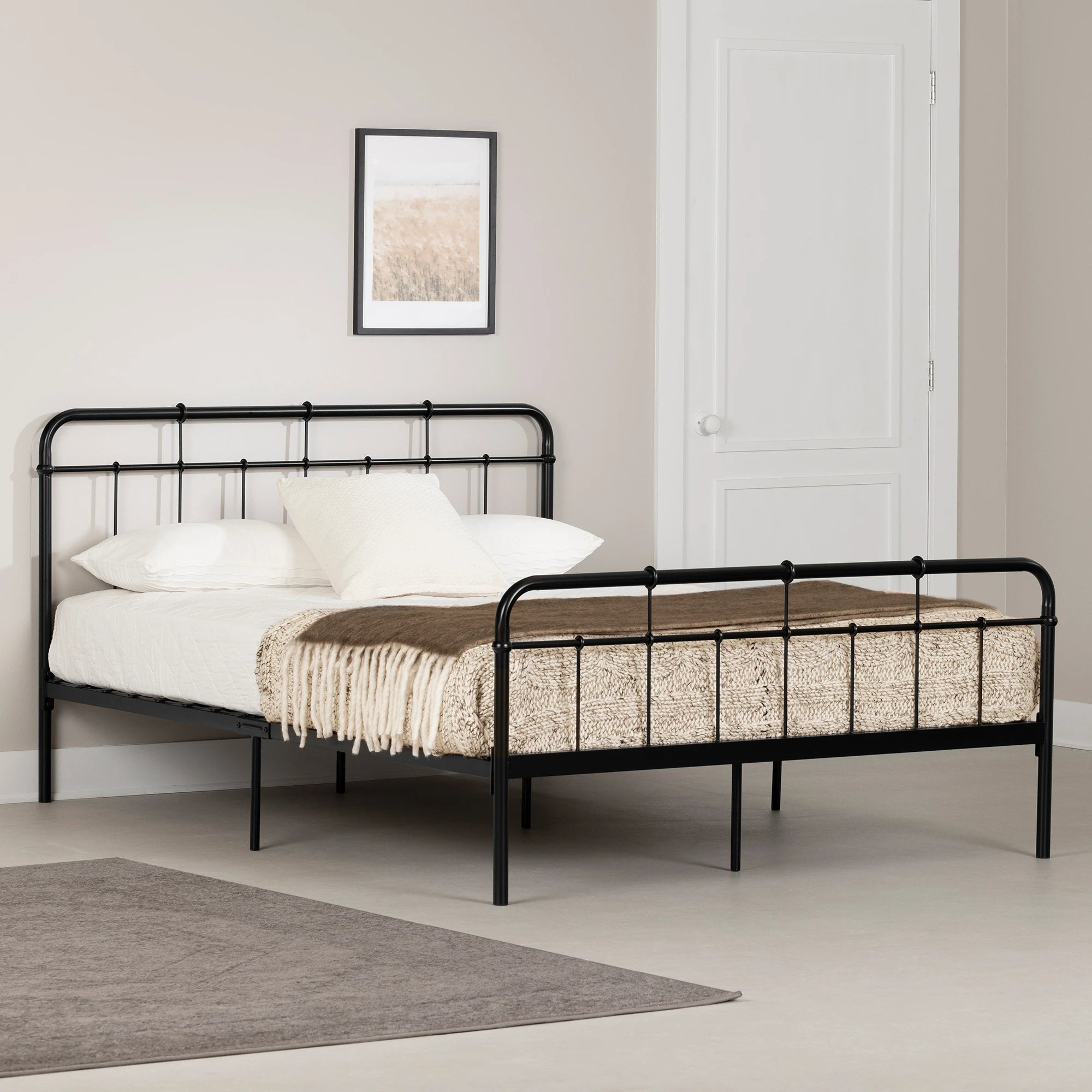 Metal Complete Bed - Fernley