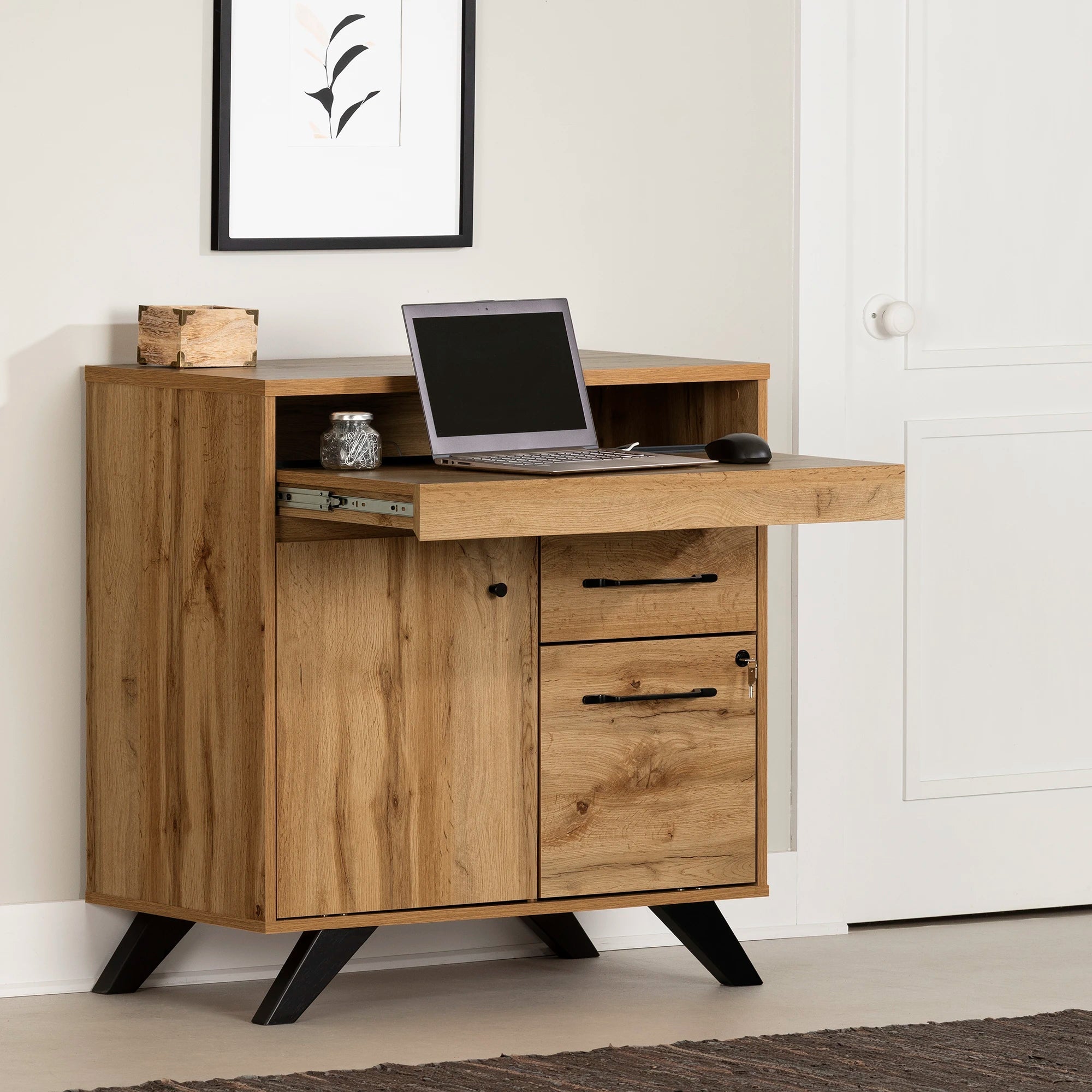 Multi-Function Secretary Desk - Flam