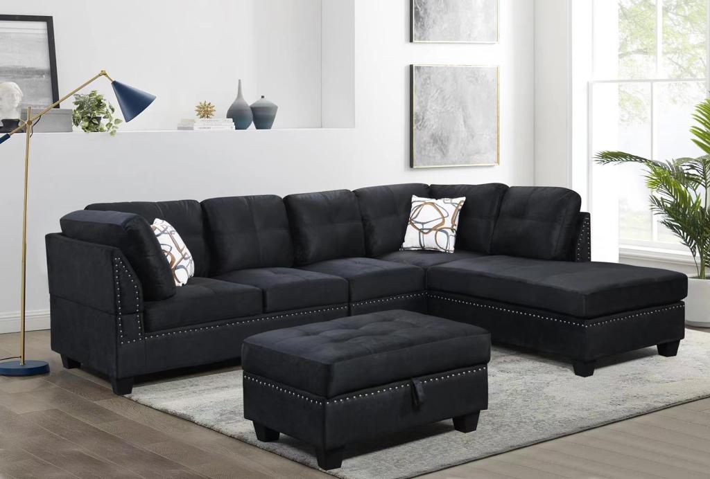 Snow - Sofa Sectional with Ottoman and Storage