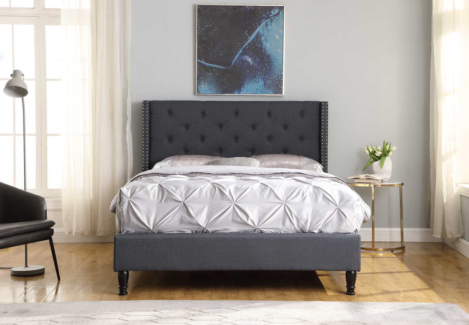 SOPHIA - Upholstered Fabric Bed Frame