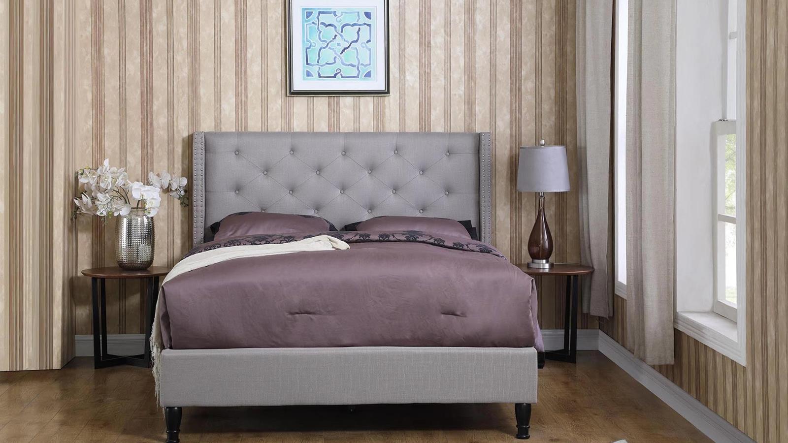 SOPHIA - Upholstered Fabric Bed Frame