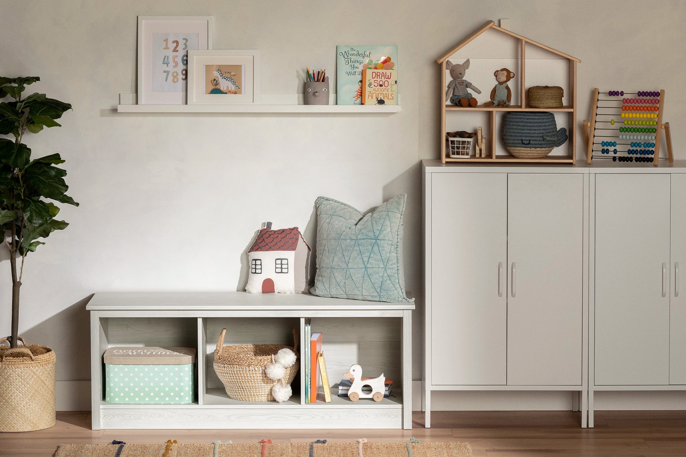 Mudroom bench with storage - Toza