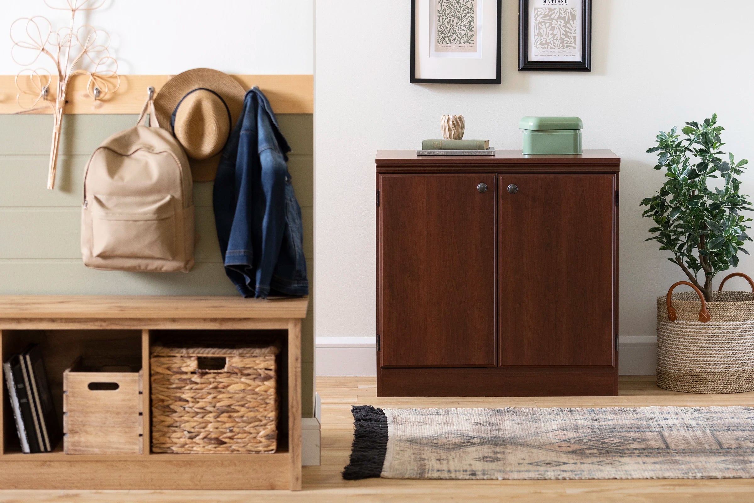 Small 2-Door Storage Cabinet - Morgan