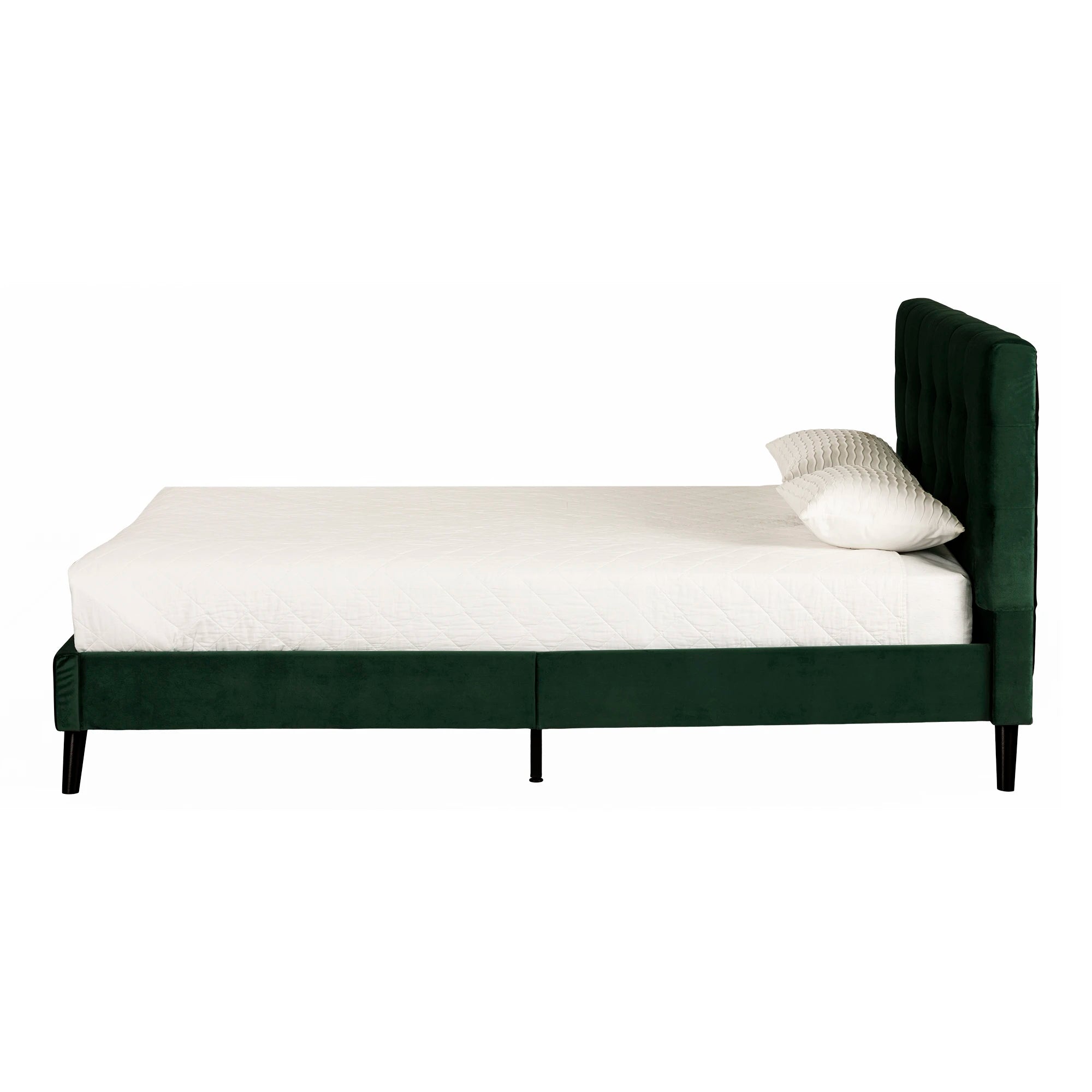 Upholstered Complete Platform Bed - Flam