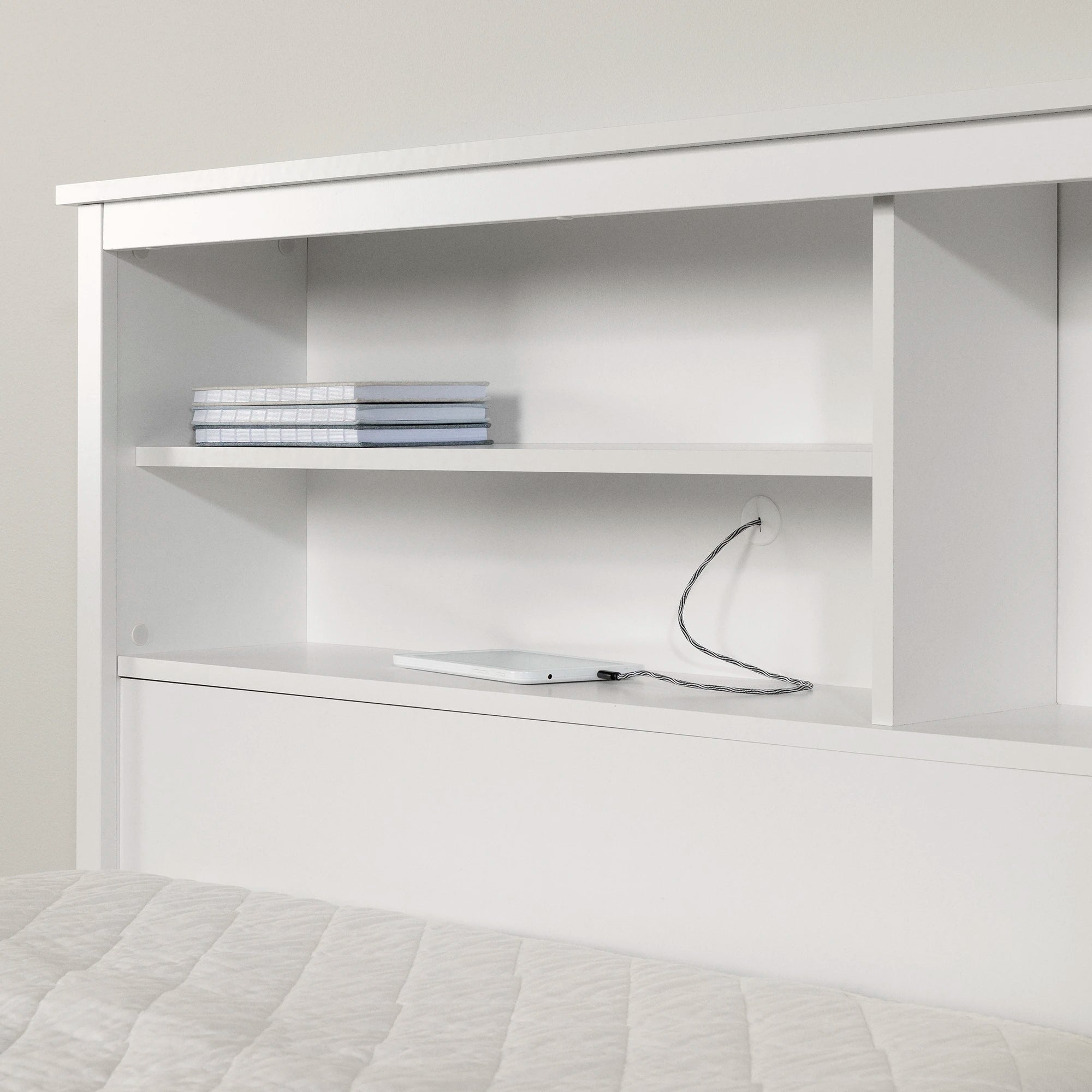 Mates Bed With Bookcase Headboard Set - Vito