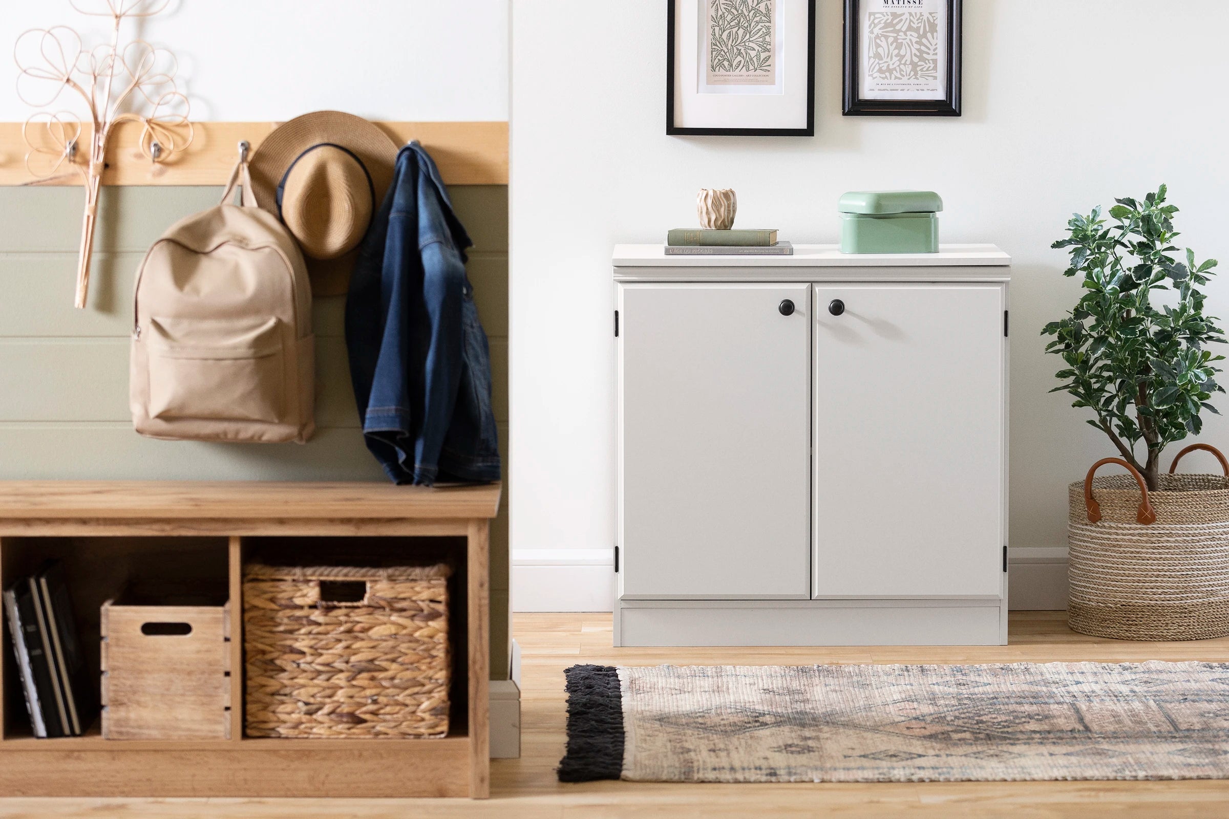 Small 2-Door Storage Cabinet - Morgan