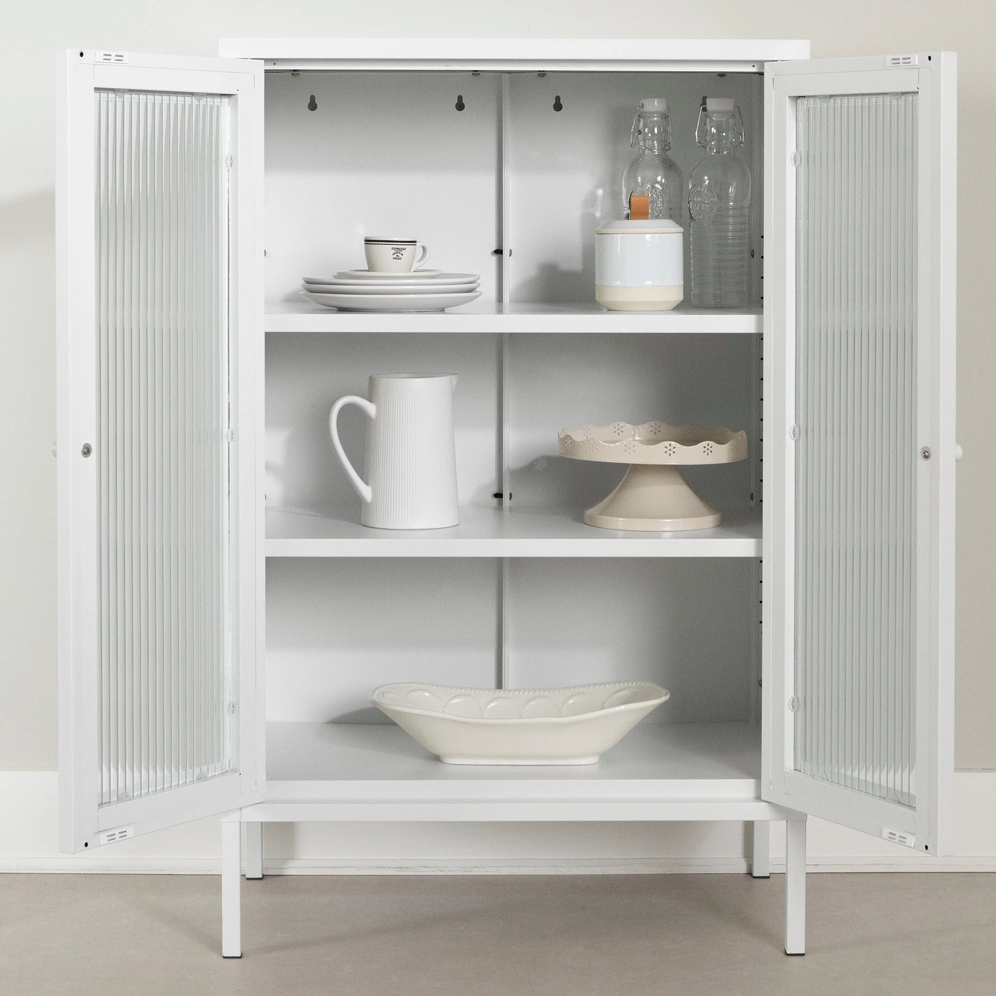 Storage Cabinet with Glass Doors - Eddison