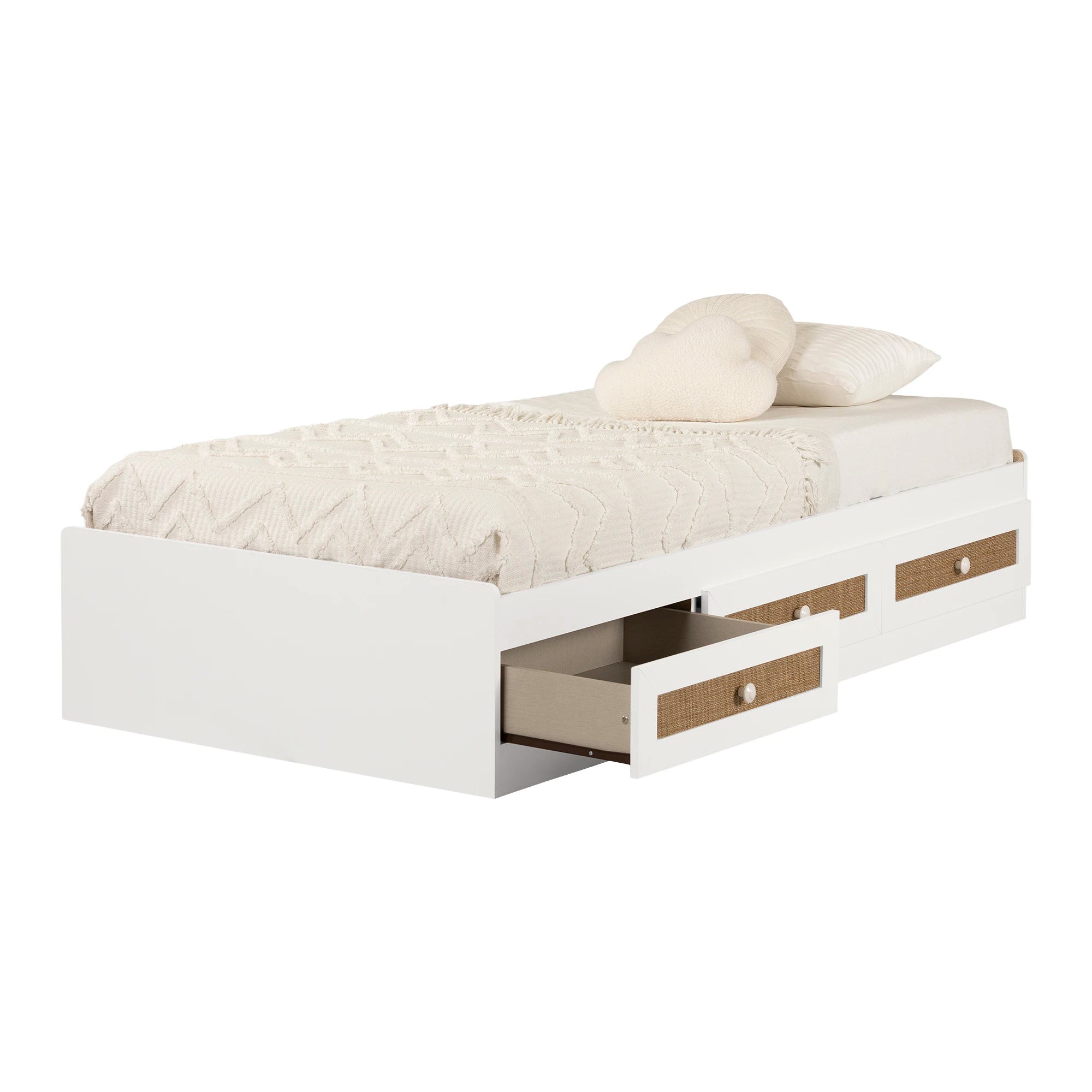 Mates Bed with 3 Drawers - Bloom