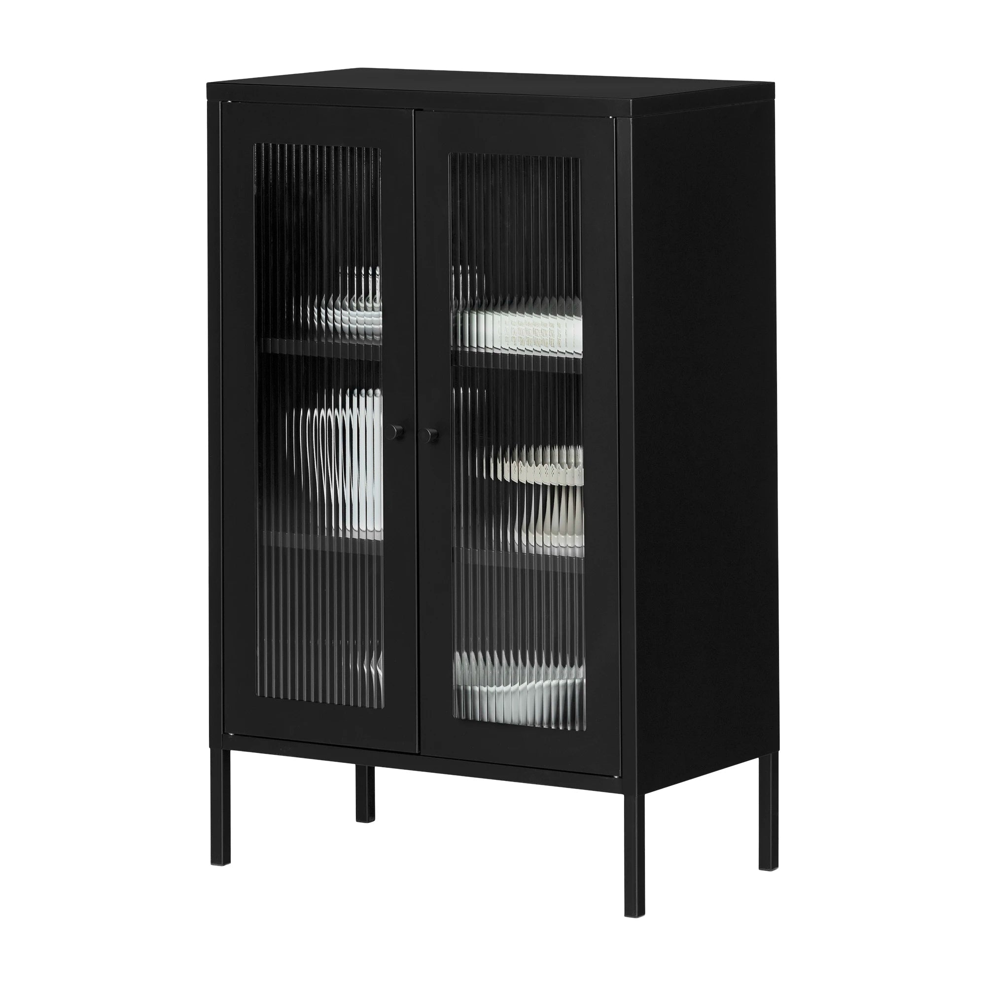 Storage Cabinet with Glass Doors - Eddison