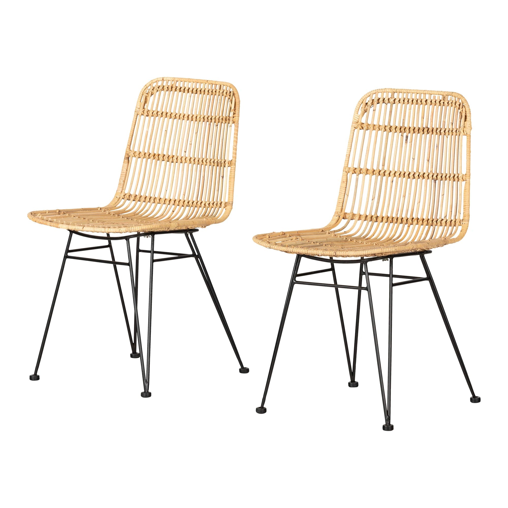 Rattan Dining Chair, Set of 2 - Balka