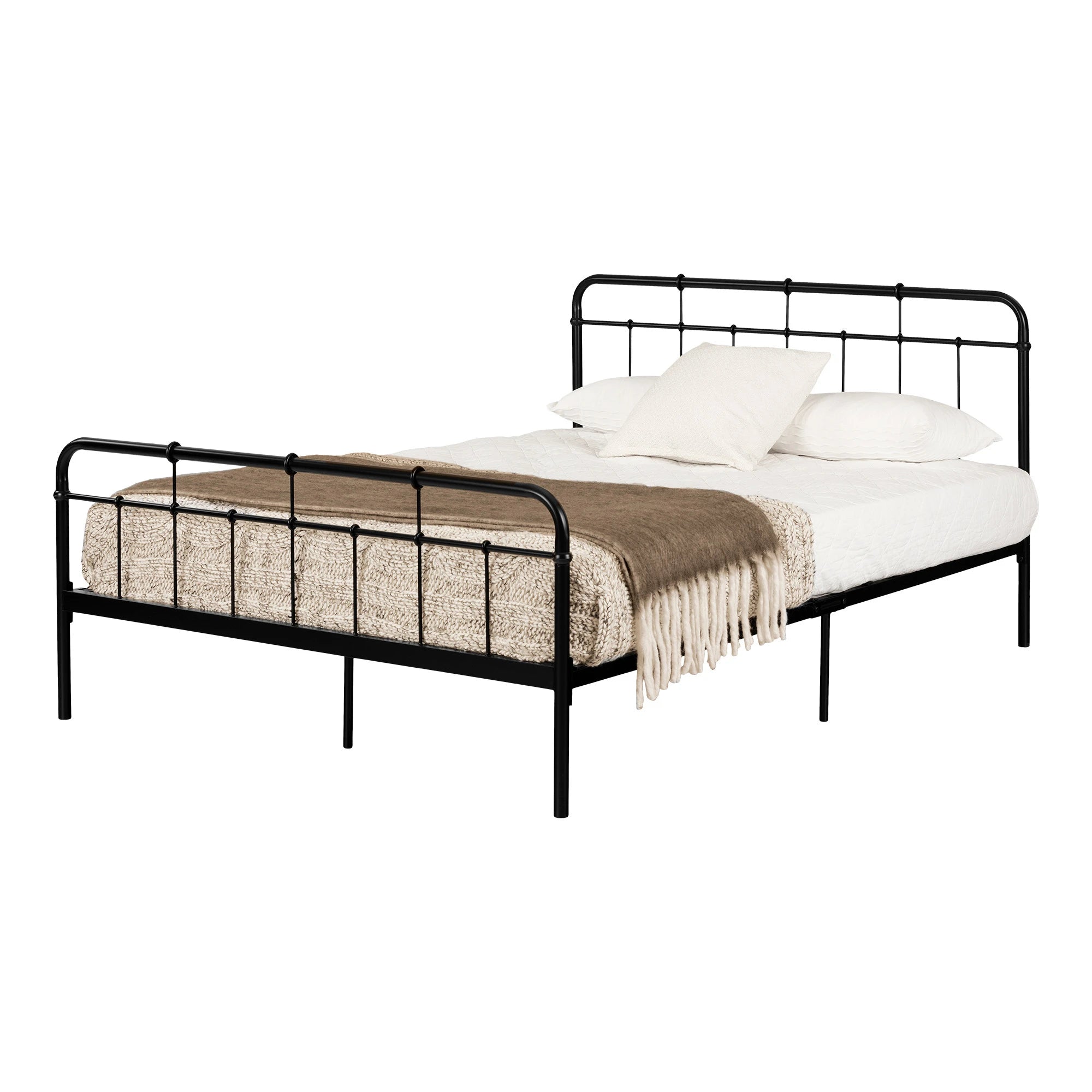 Metal Complete Bed - Fernley