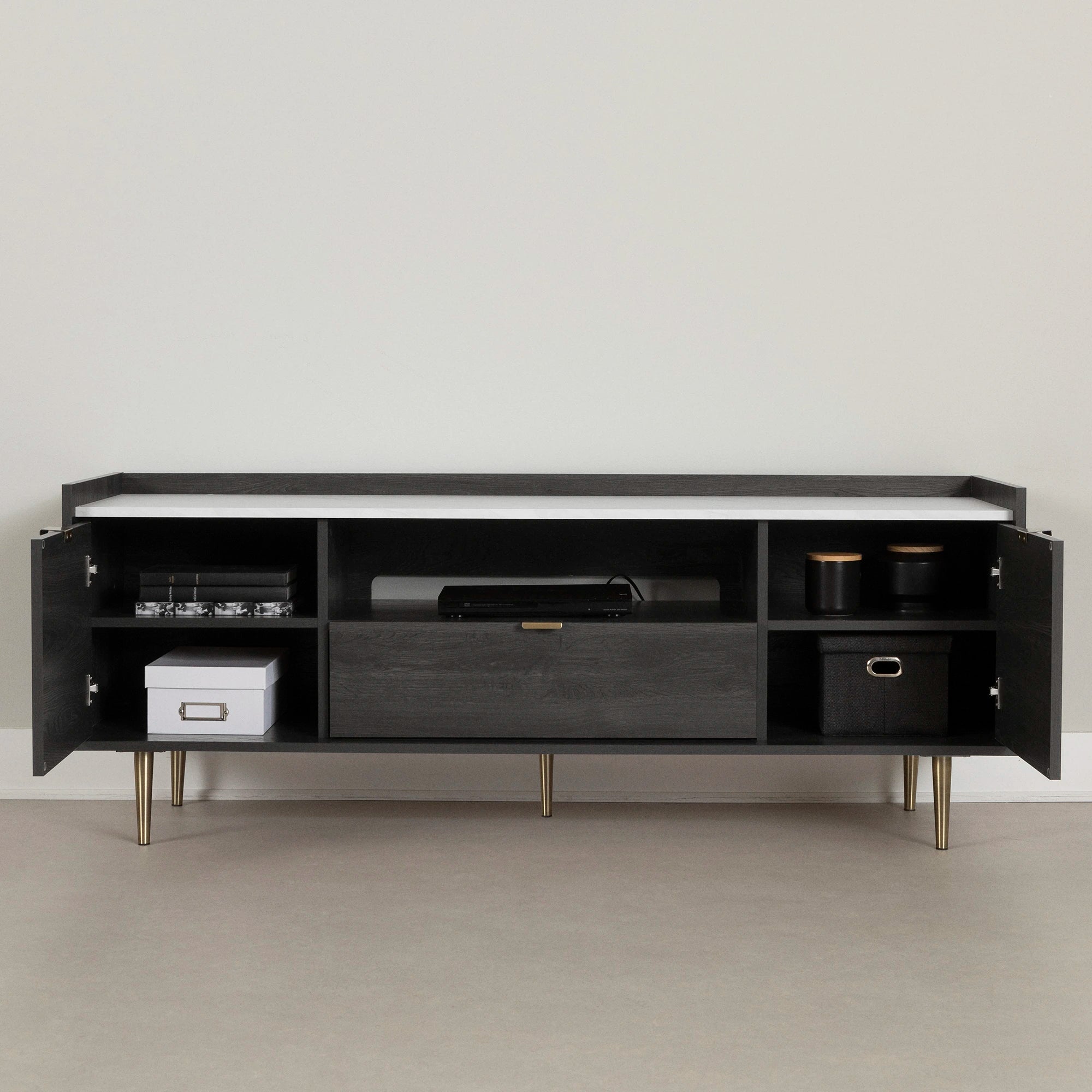 TV Stand with Doors and Drawer - Hype