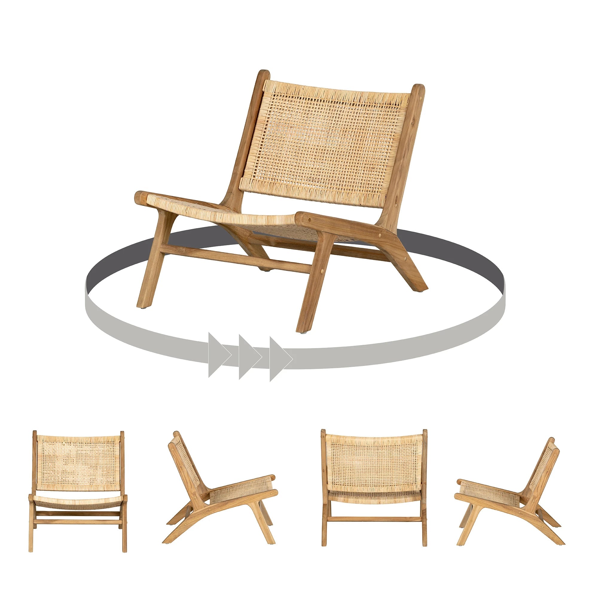 Rattan Lounge Chair - Balka