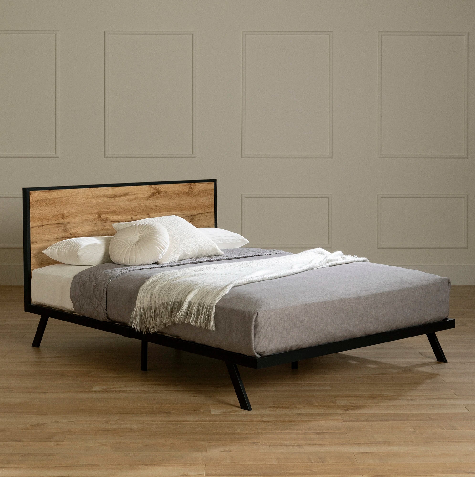 Metal-Framed Bed Set - Barcelo